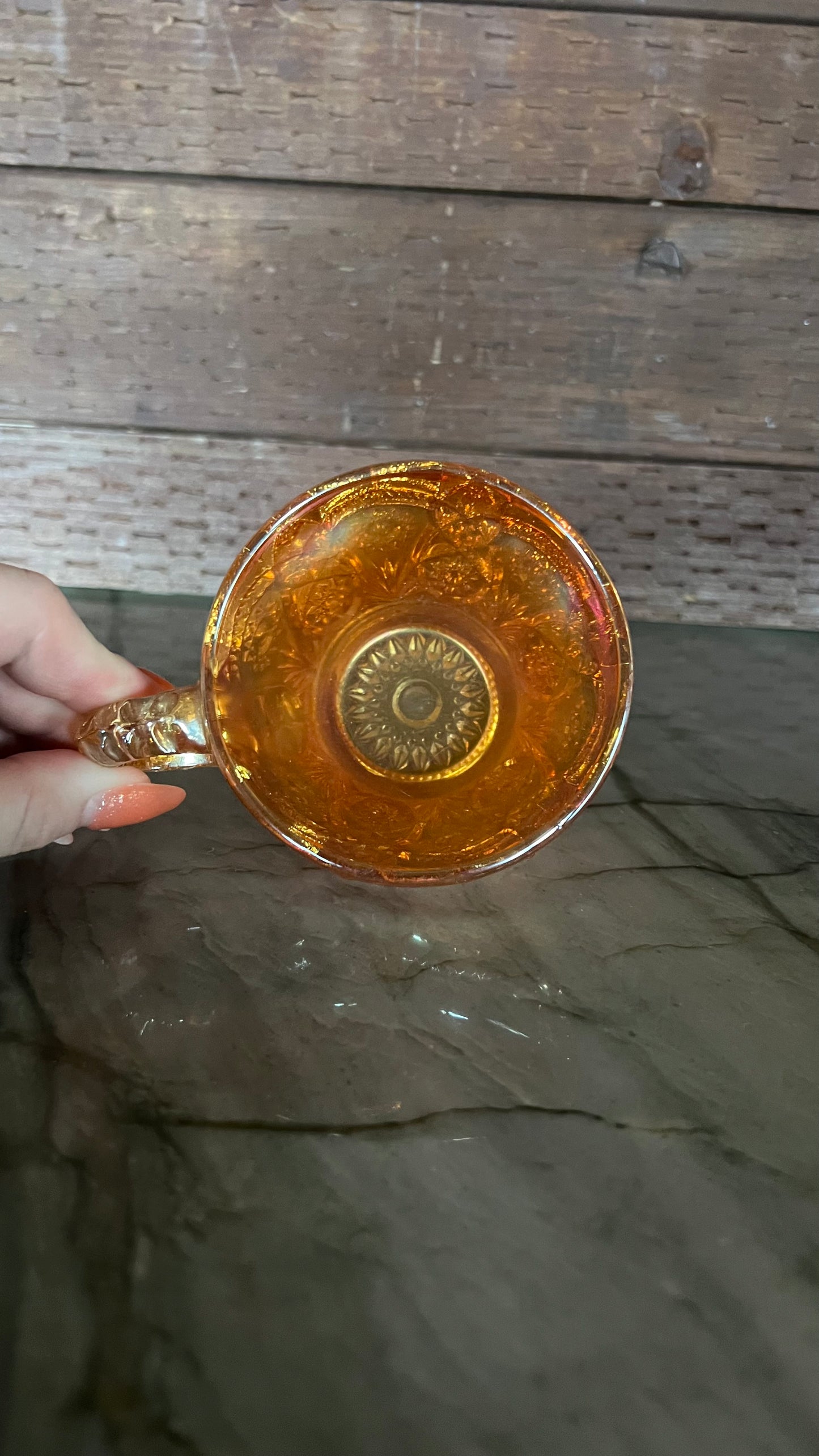Imperial Carnival Glass Tea Cup