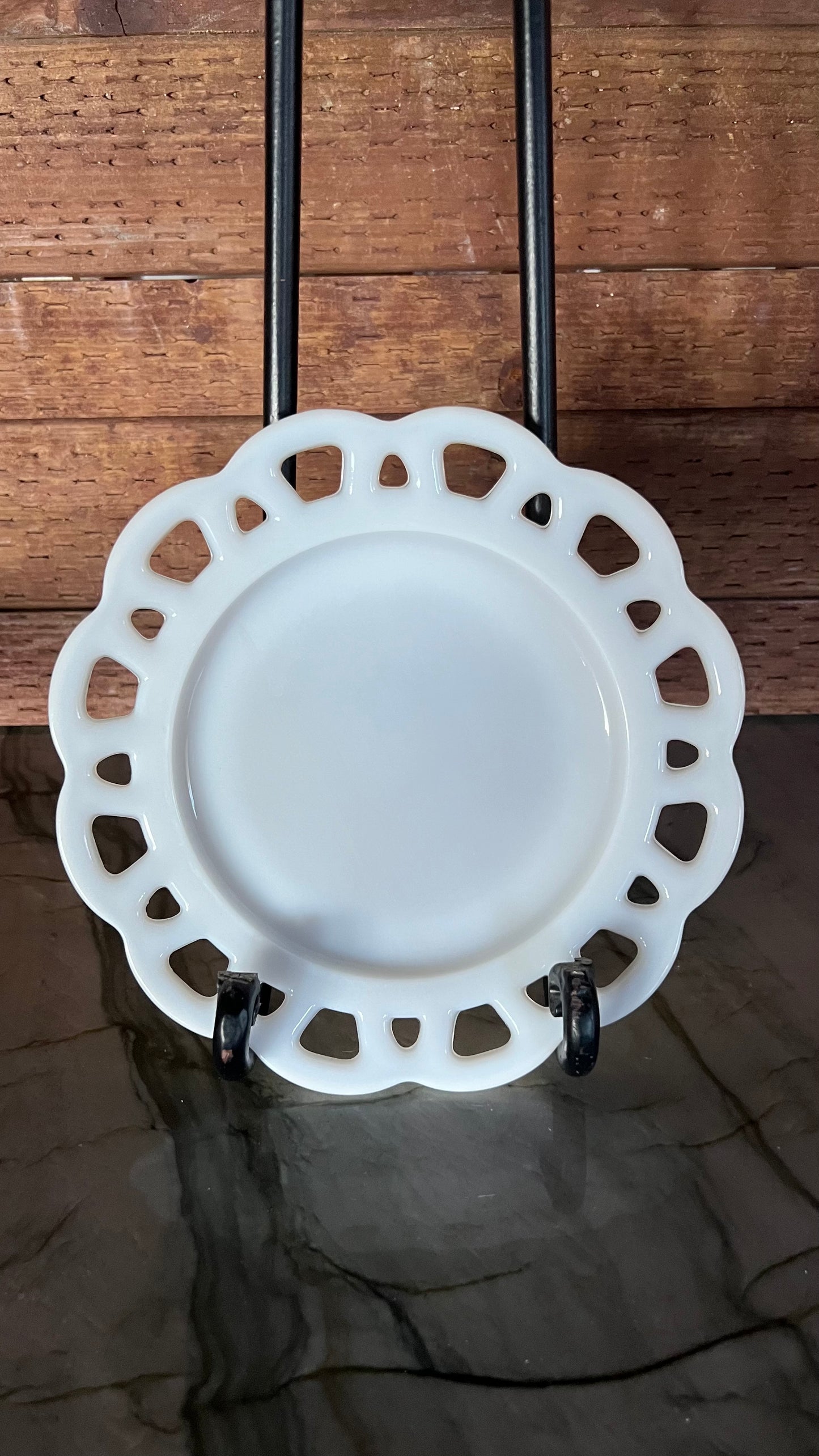 Hazel Atlas Small Milk Glass Plate