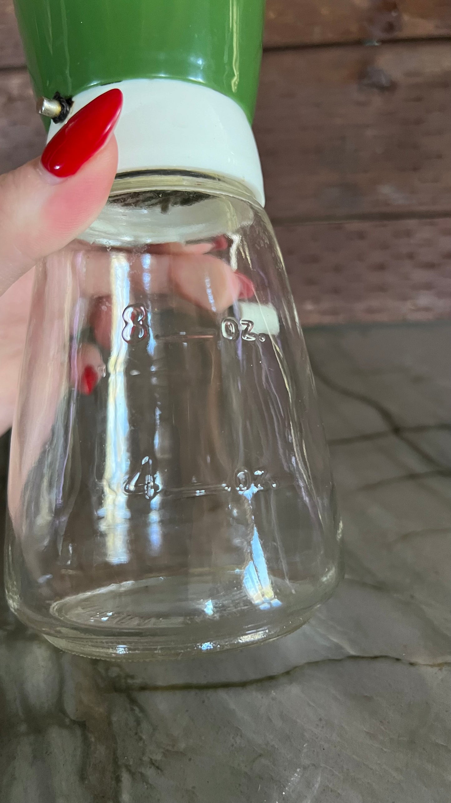 Vintage Glass Nut Grinder