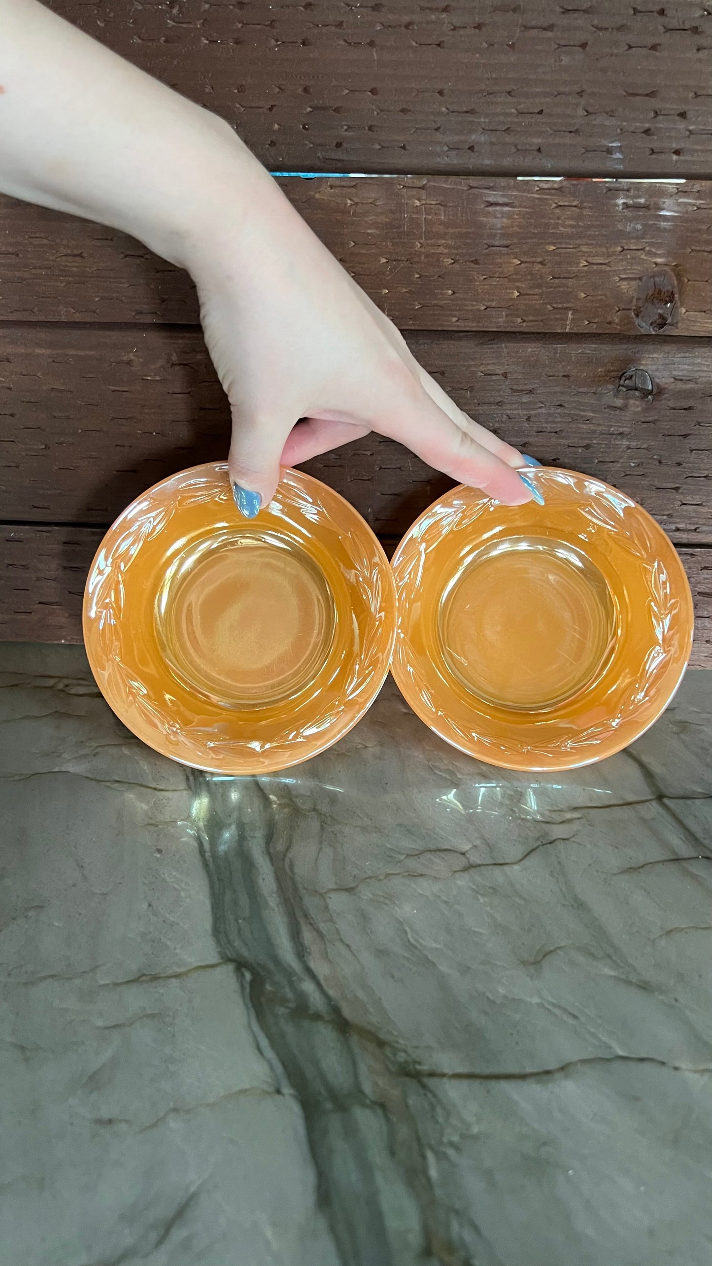 Fire King Peach Lustre Dishes