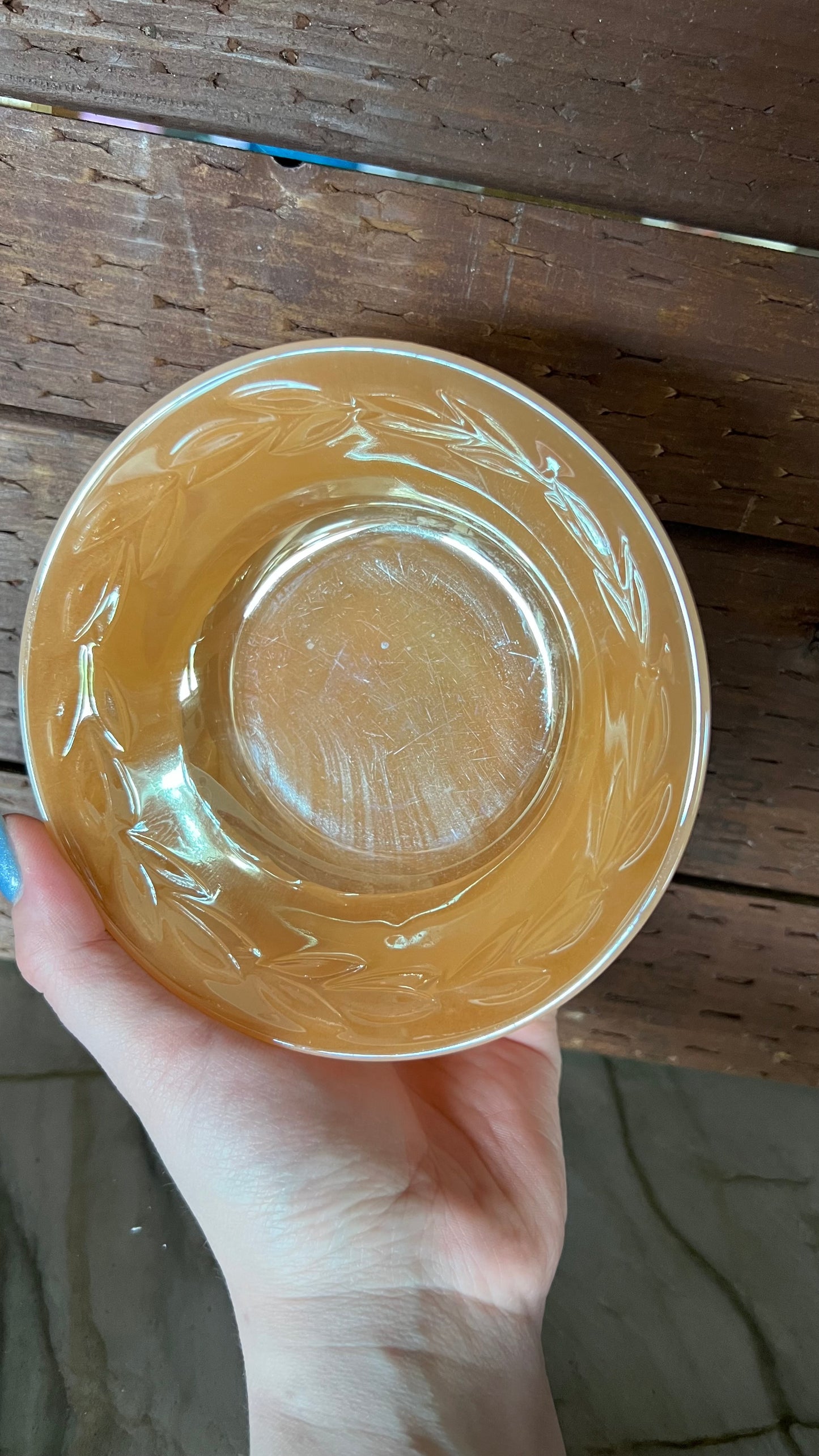 Fire King Peach Lustre Dishes