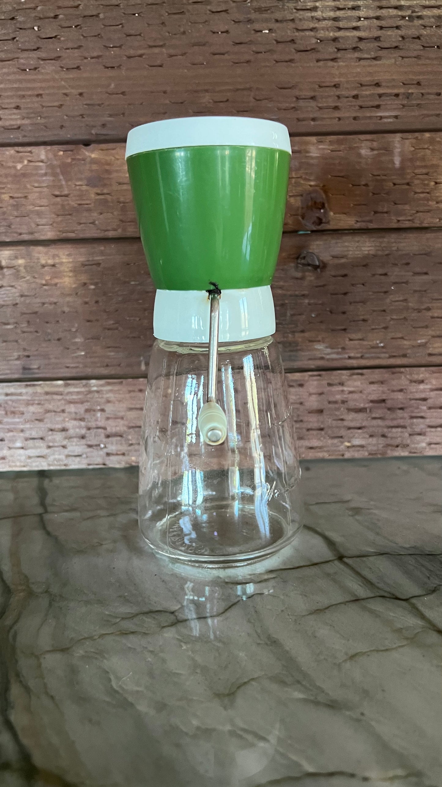 Vintage Glass Nut Grinder
