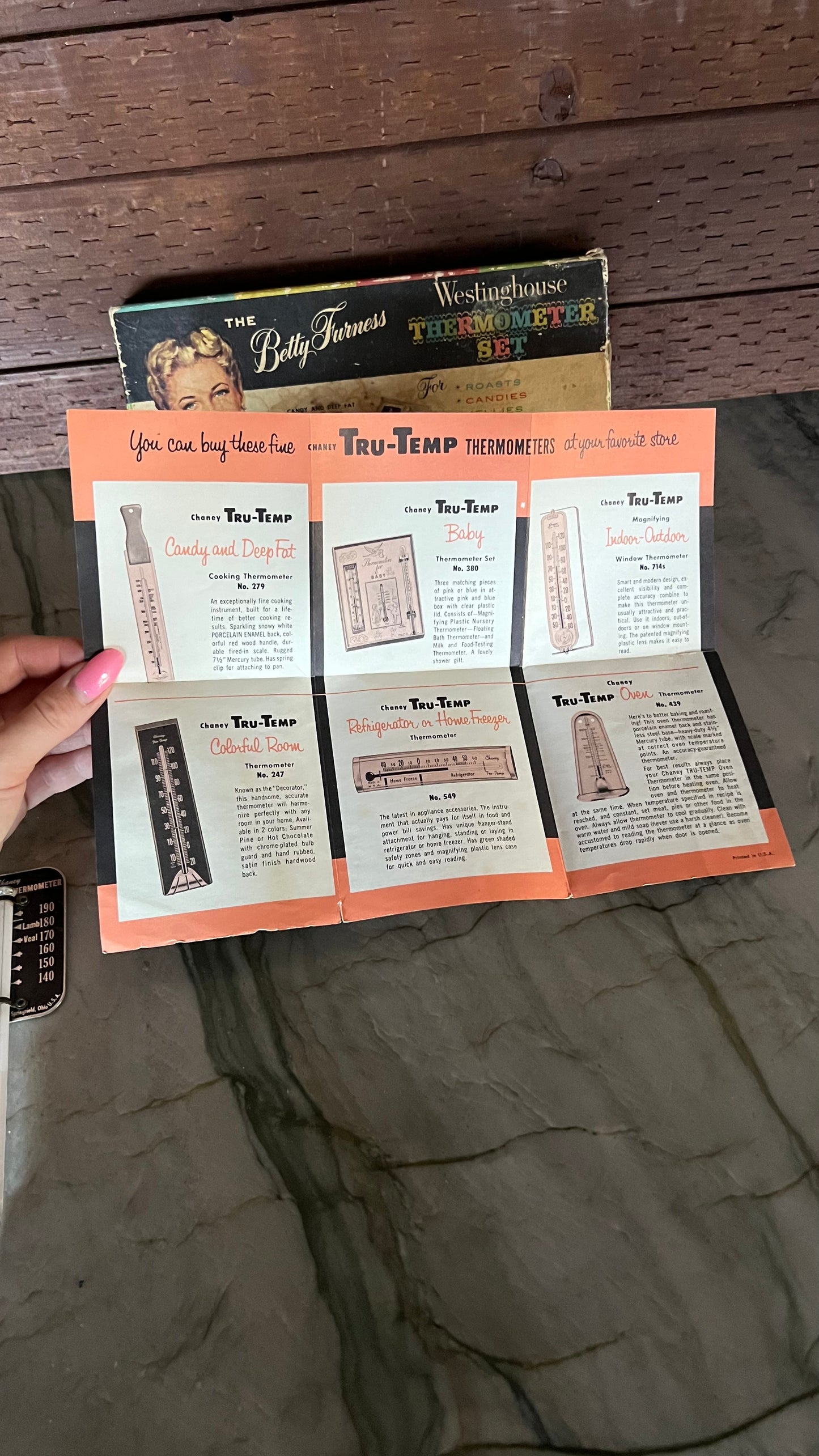 Vintage Westinghouse Thermometer Set