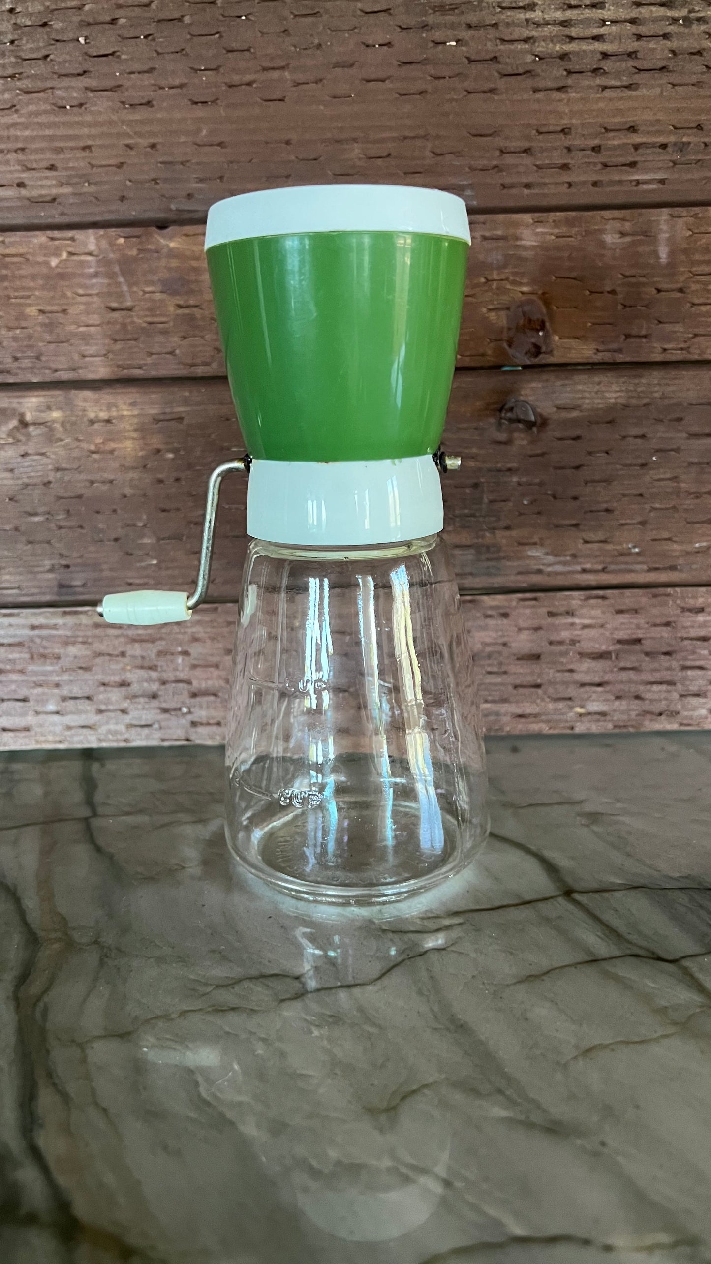 Vintage Glass Nut Grinder
