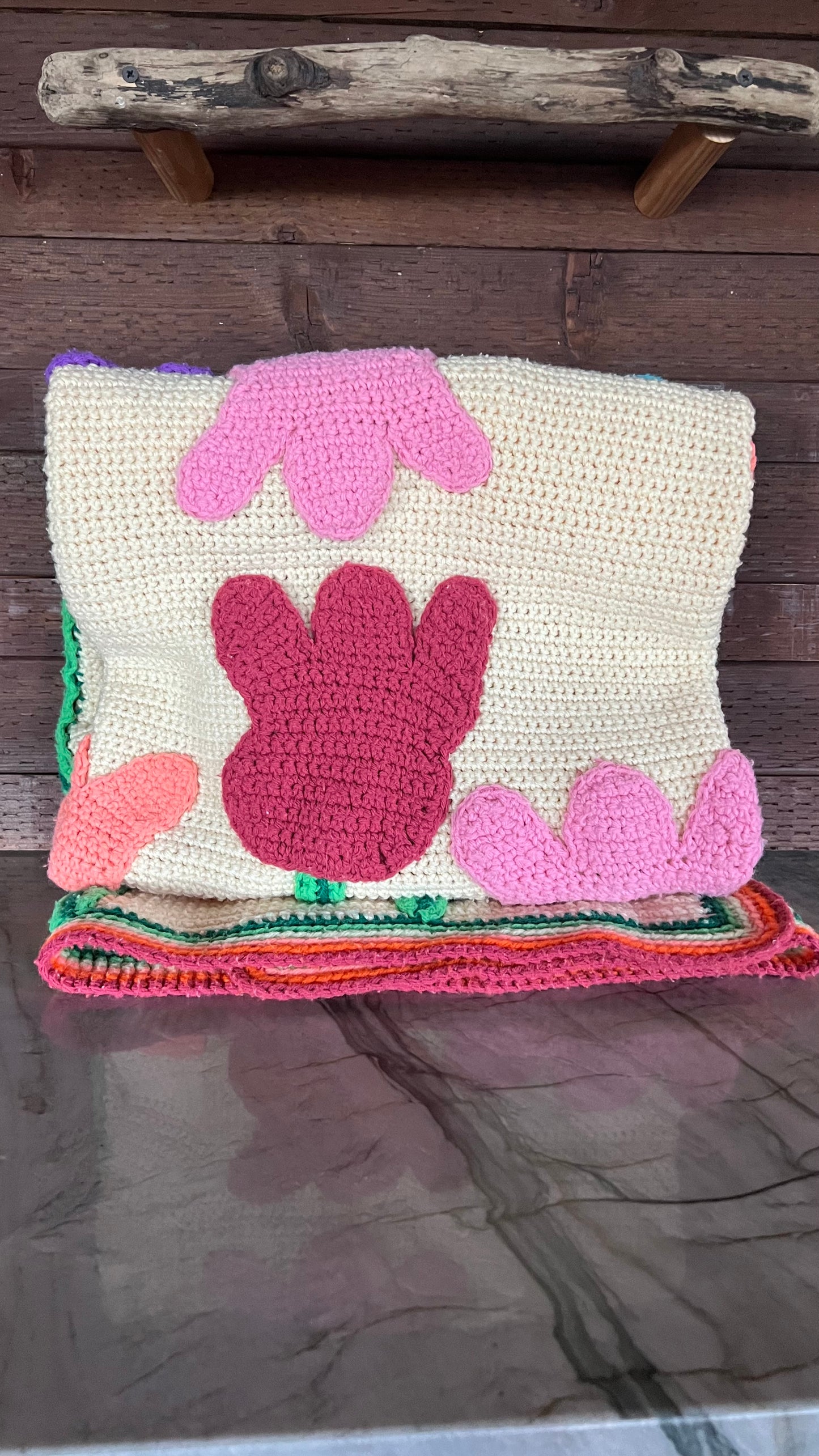 Vintage Tulip Afghan