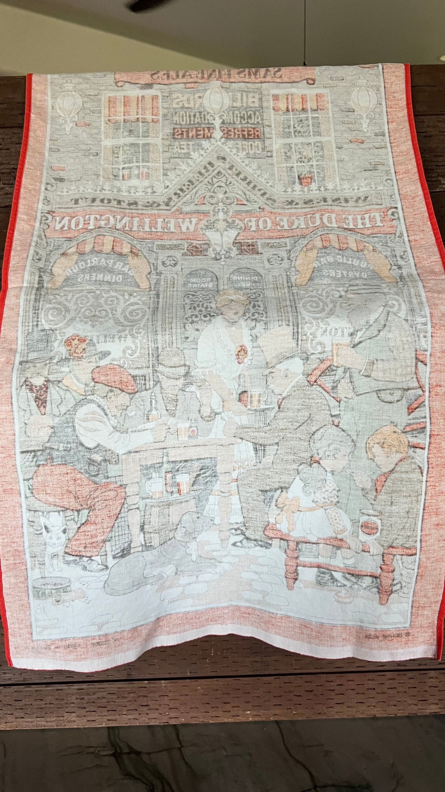 Vintage Restaurant Tea Towel