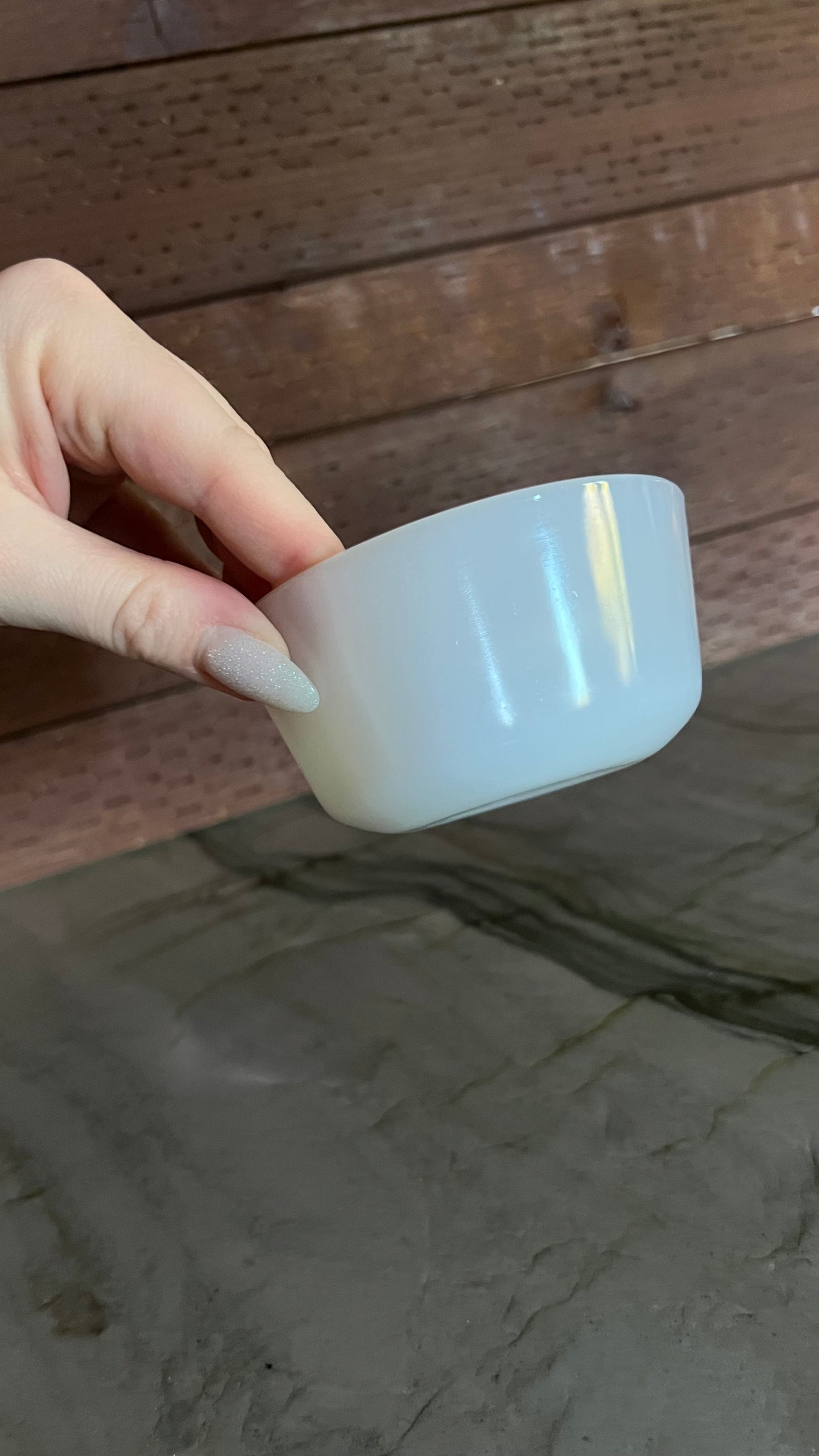 Fire King Milk Glass Custard Cup