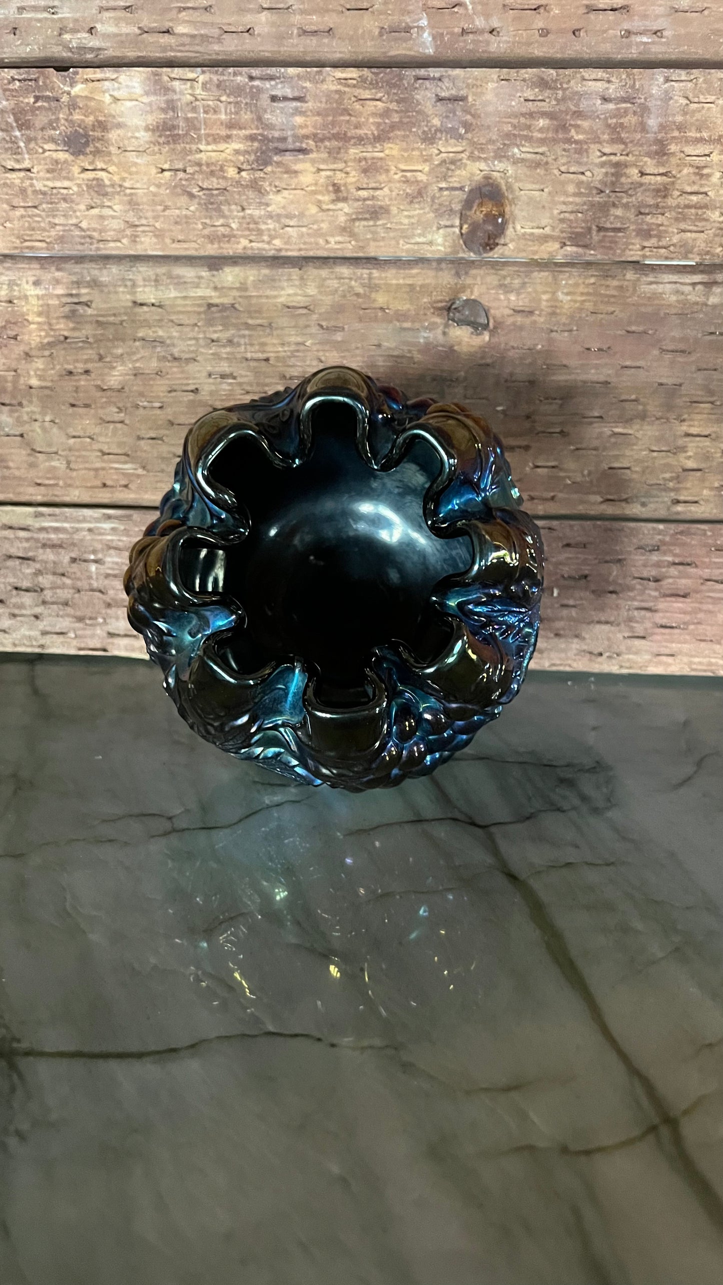 Carnival Glass Decorative Bowl