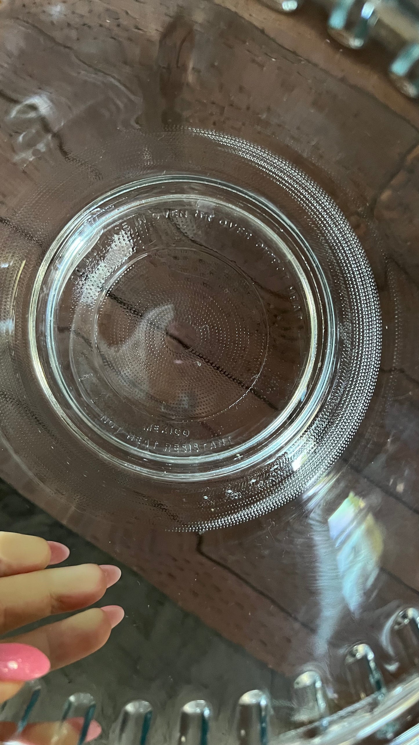 Vintage Glass Mixing Bowl