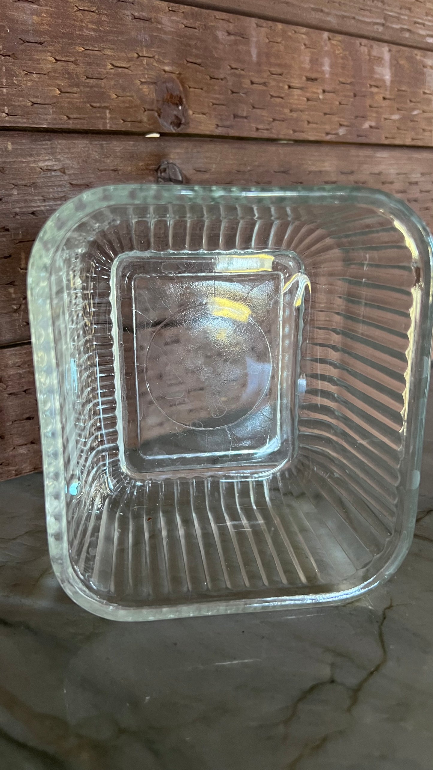 Anchor Hocking Square Glass Dish