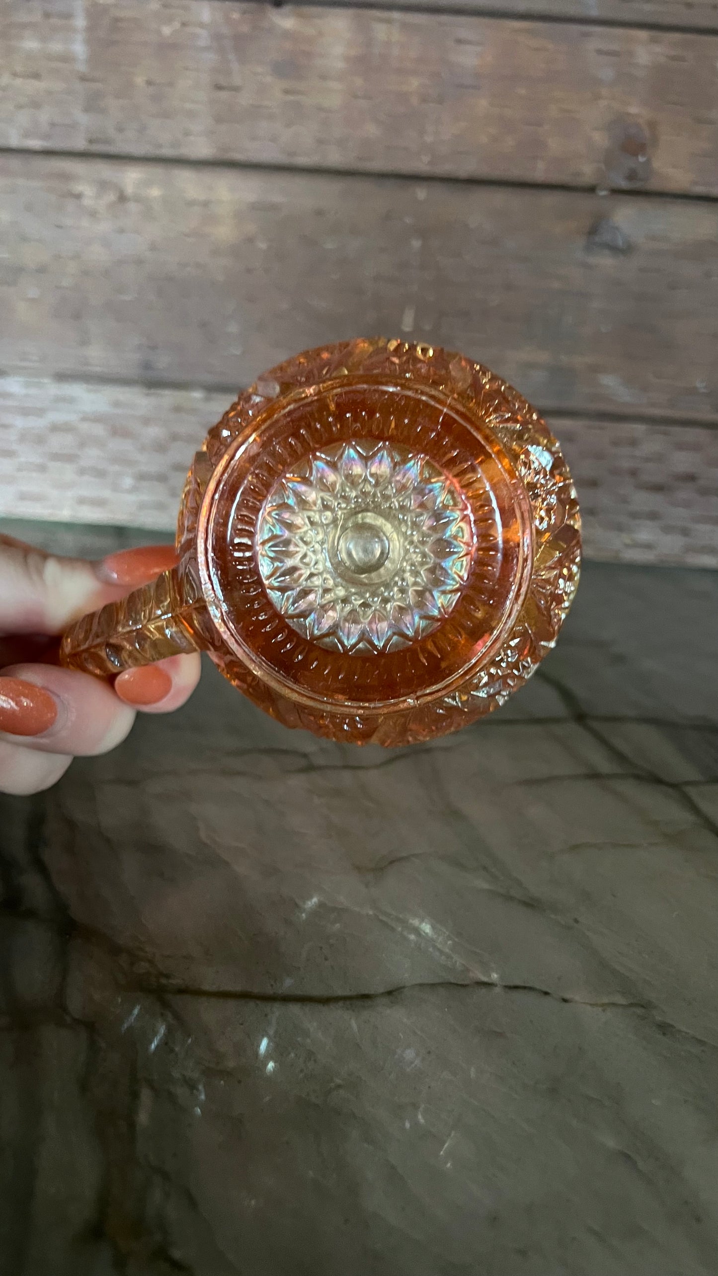 Imperial Carnival Glass Tea Cup