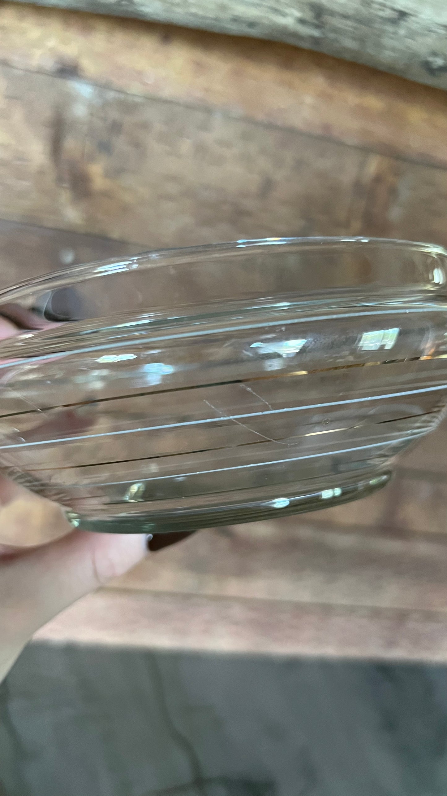 Covered Glass Candy Dish