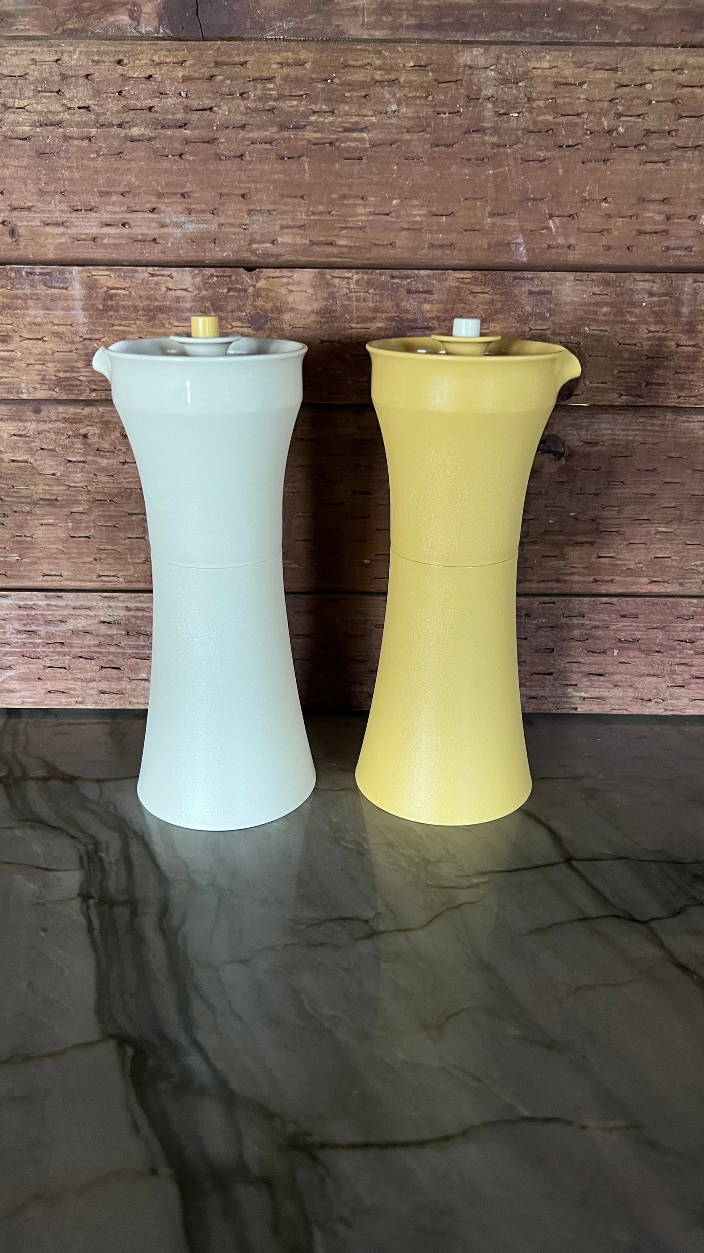 Tupperware Oil and Vinegar Condiment Canisters