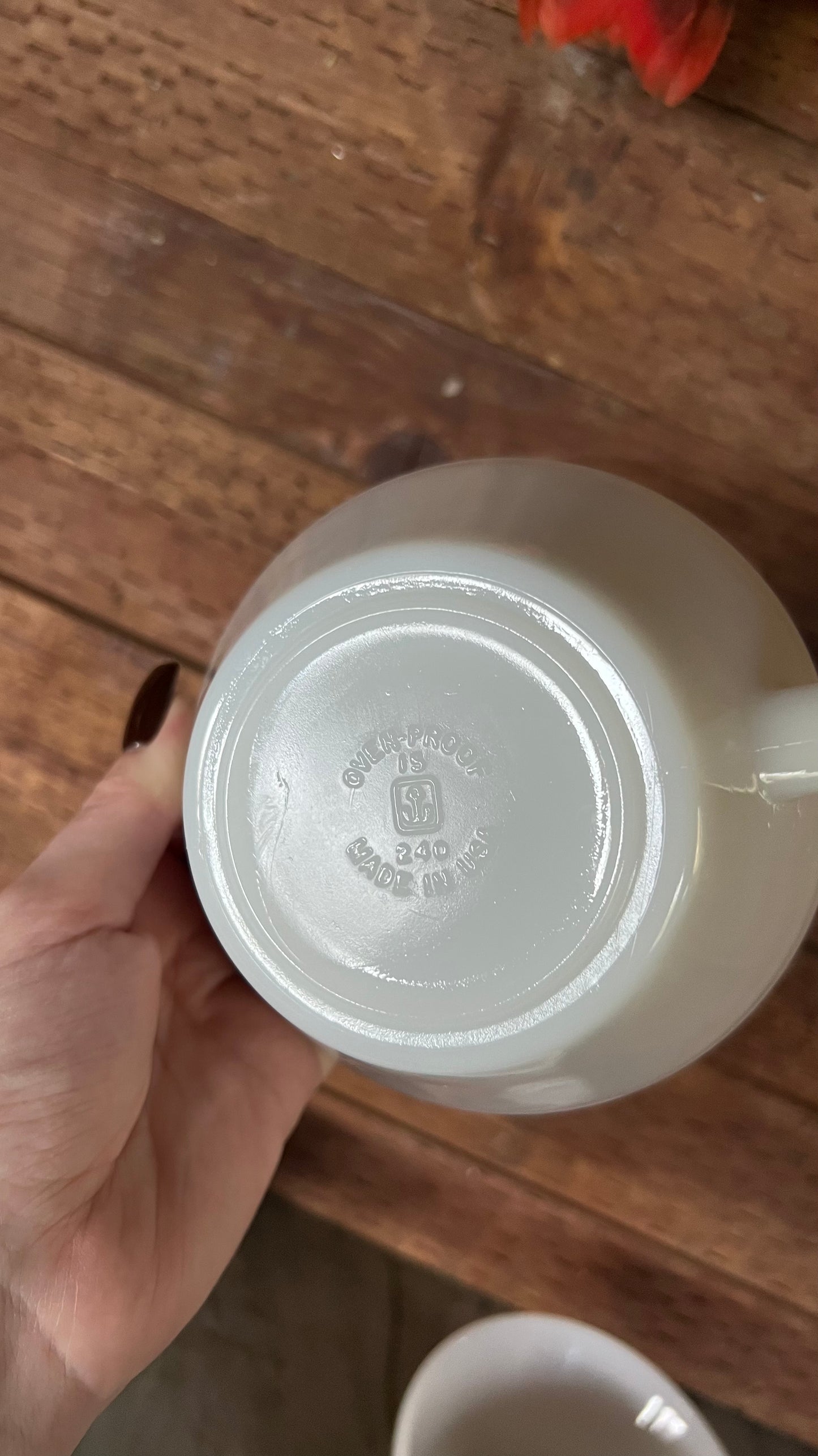 Anchor Hocking/Fire King Milk Glass Soup Bowls