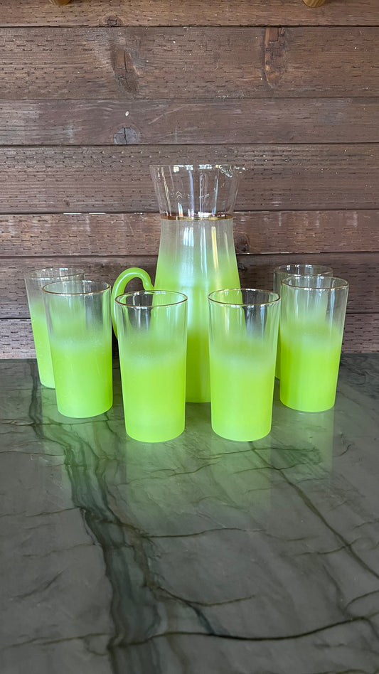 Blendo Green Glassware Set