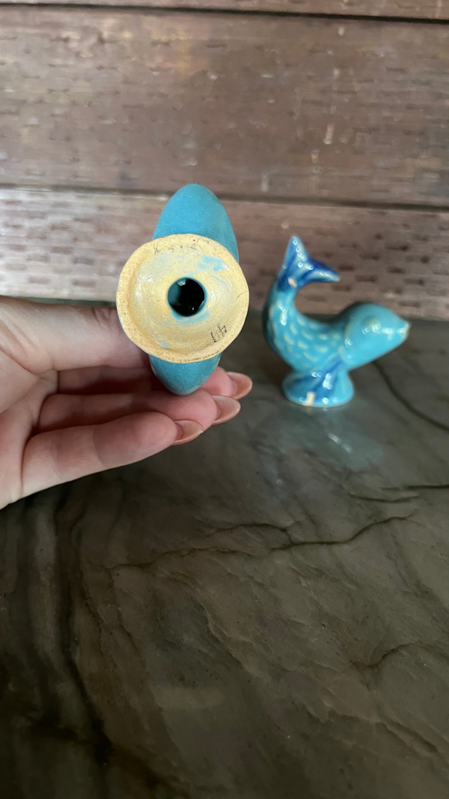 Rosemeade Fish Salt and Pepper Shakers