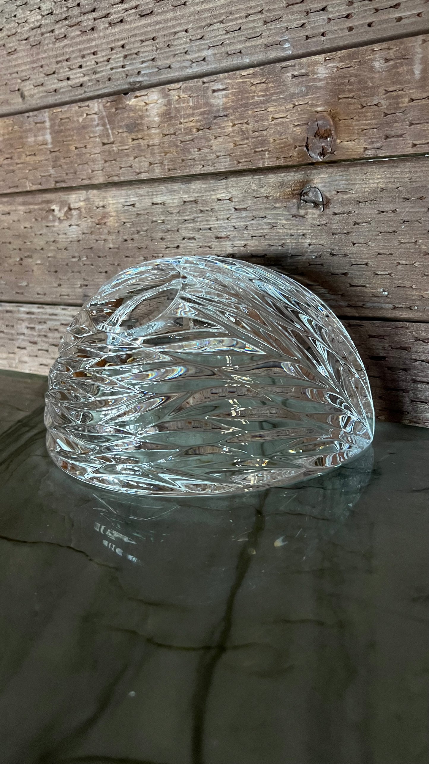 Rogaska Crystal Crescent Dish