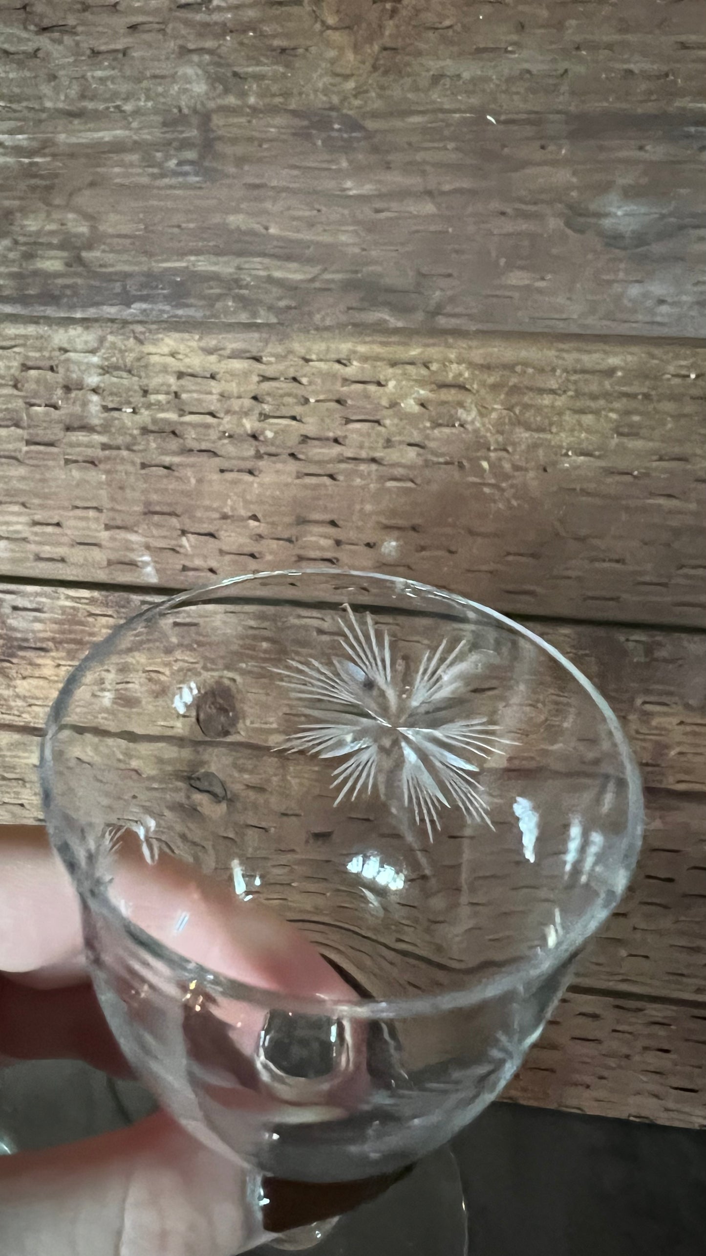 Antique Arcadia Starburst Glasses Small Size