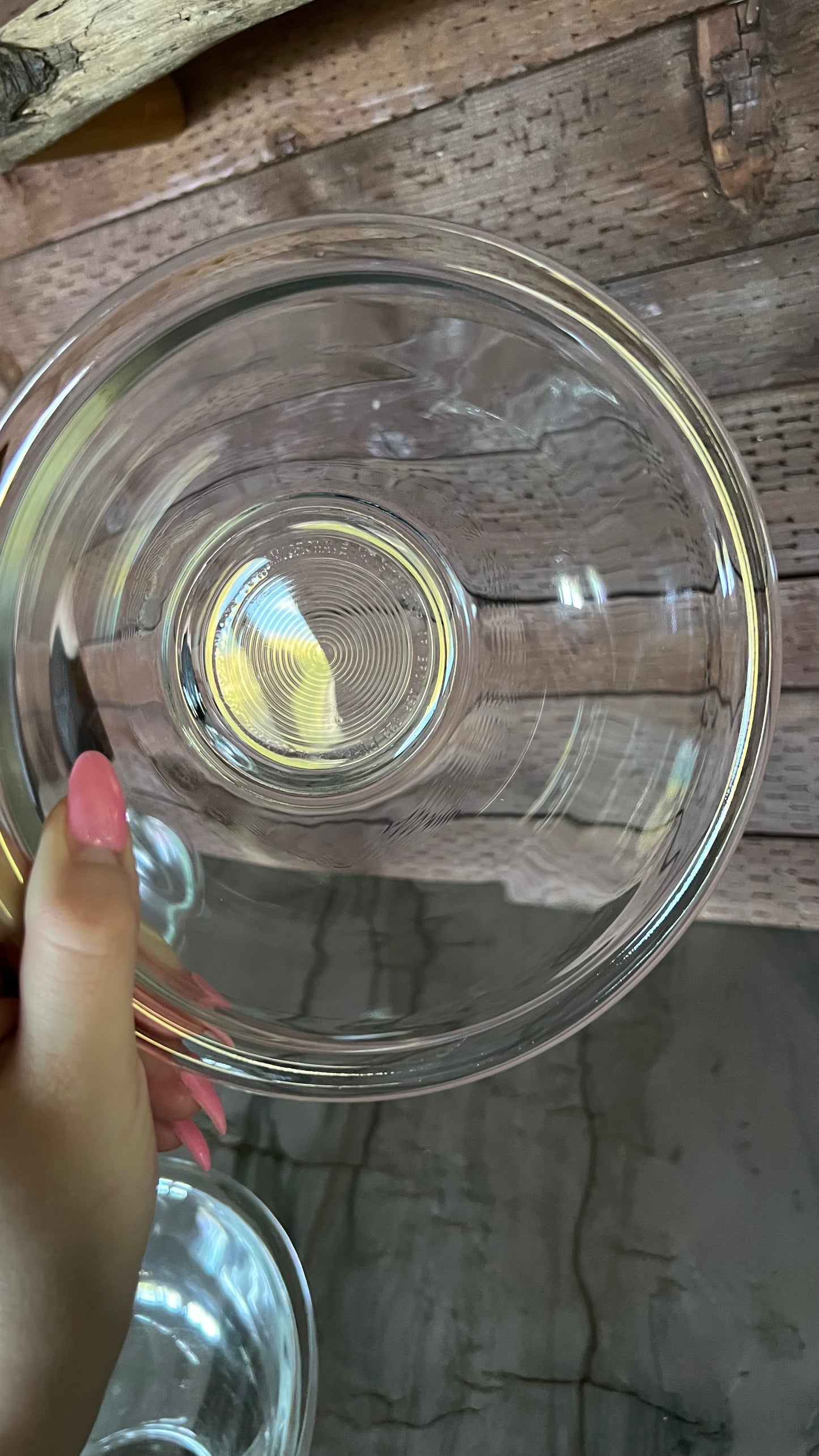 Clear Pyrex Mixing Bowls