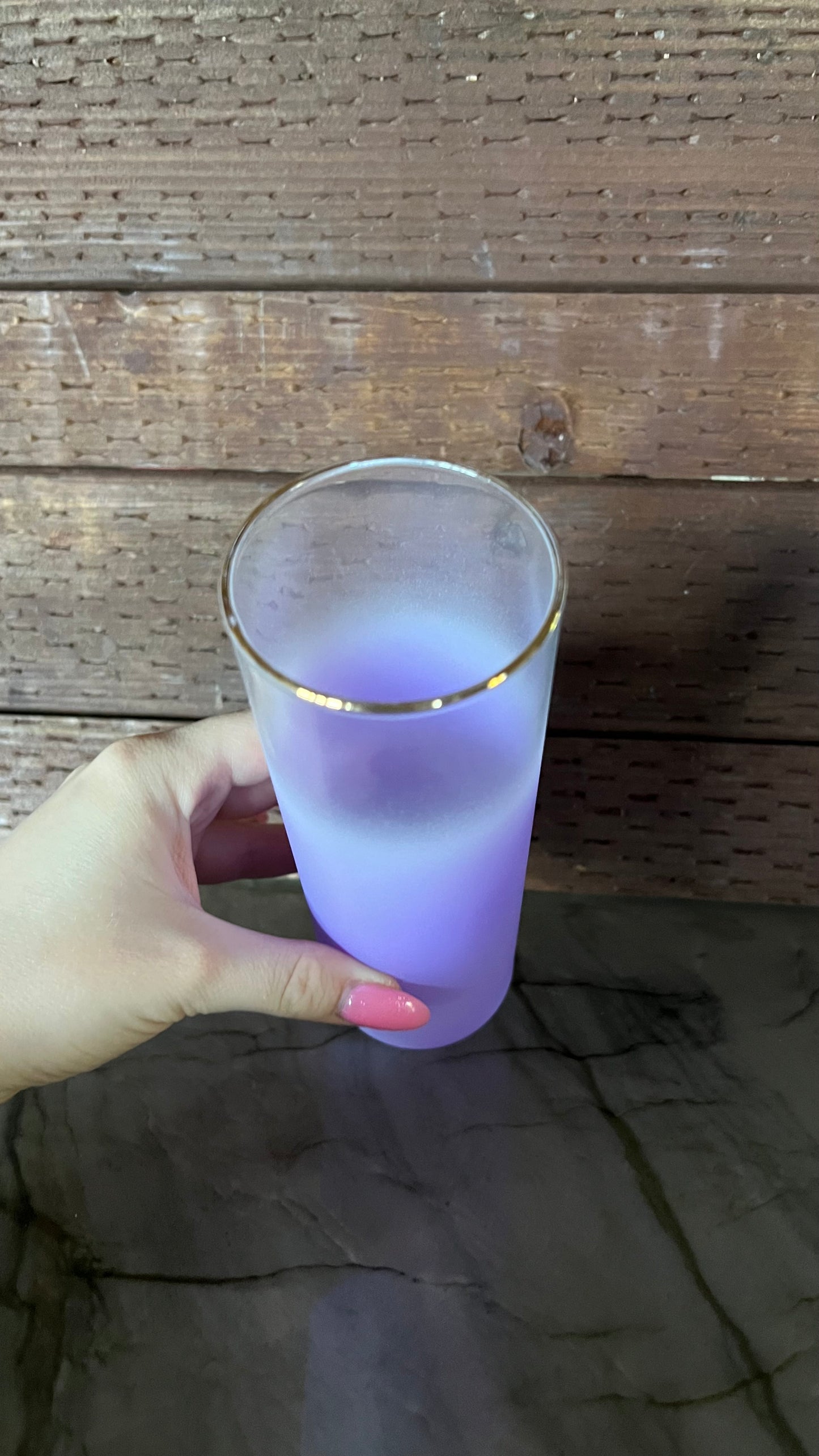 Blendo Highball Purple Glass