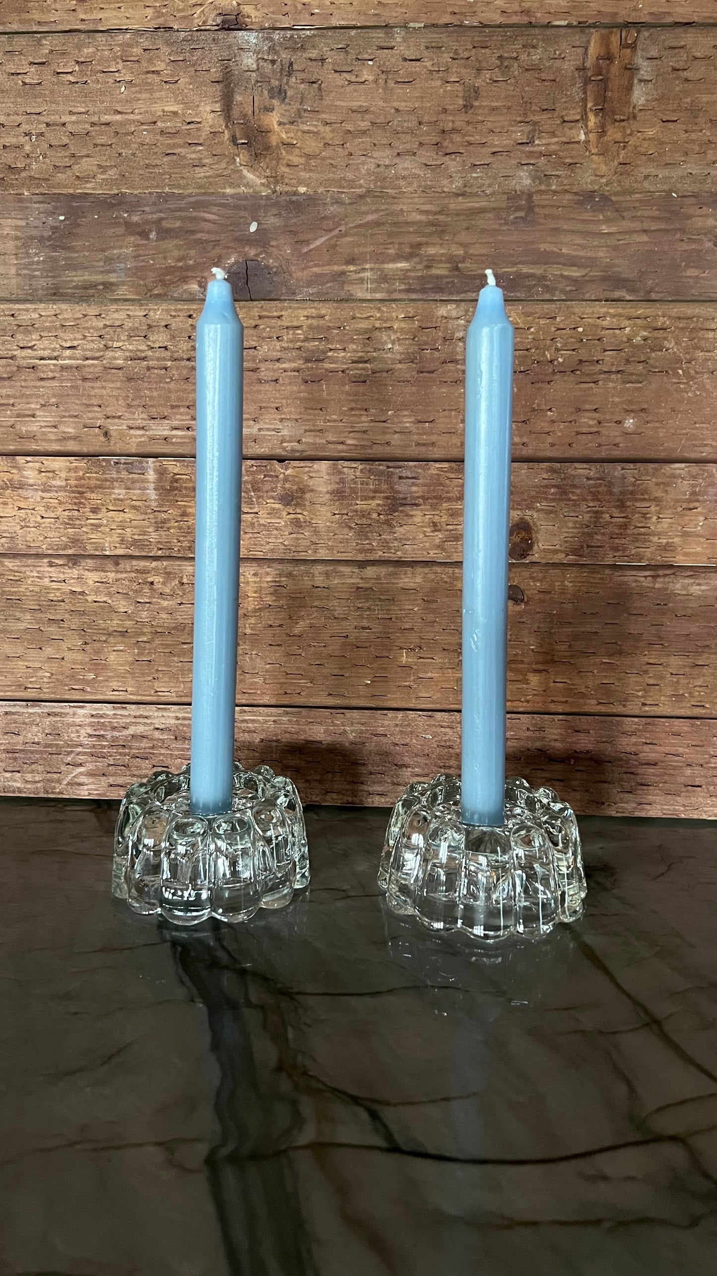 Princess House Reversible 3-Way Candle Holders