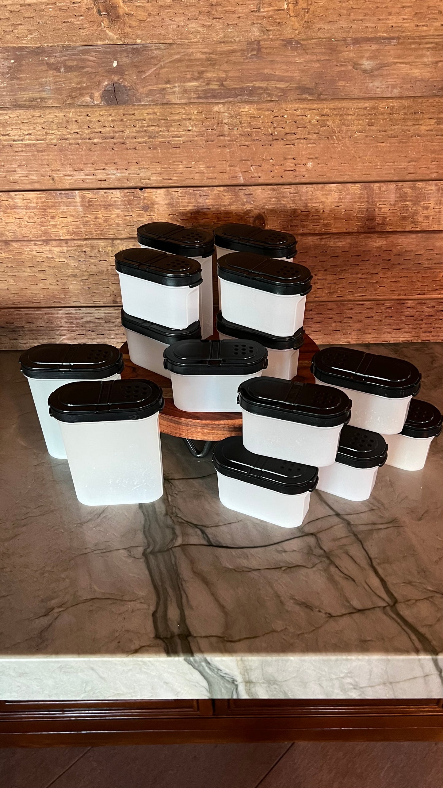 Tupperware Spice Canisters