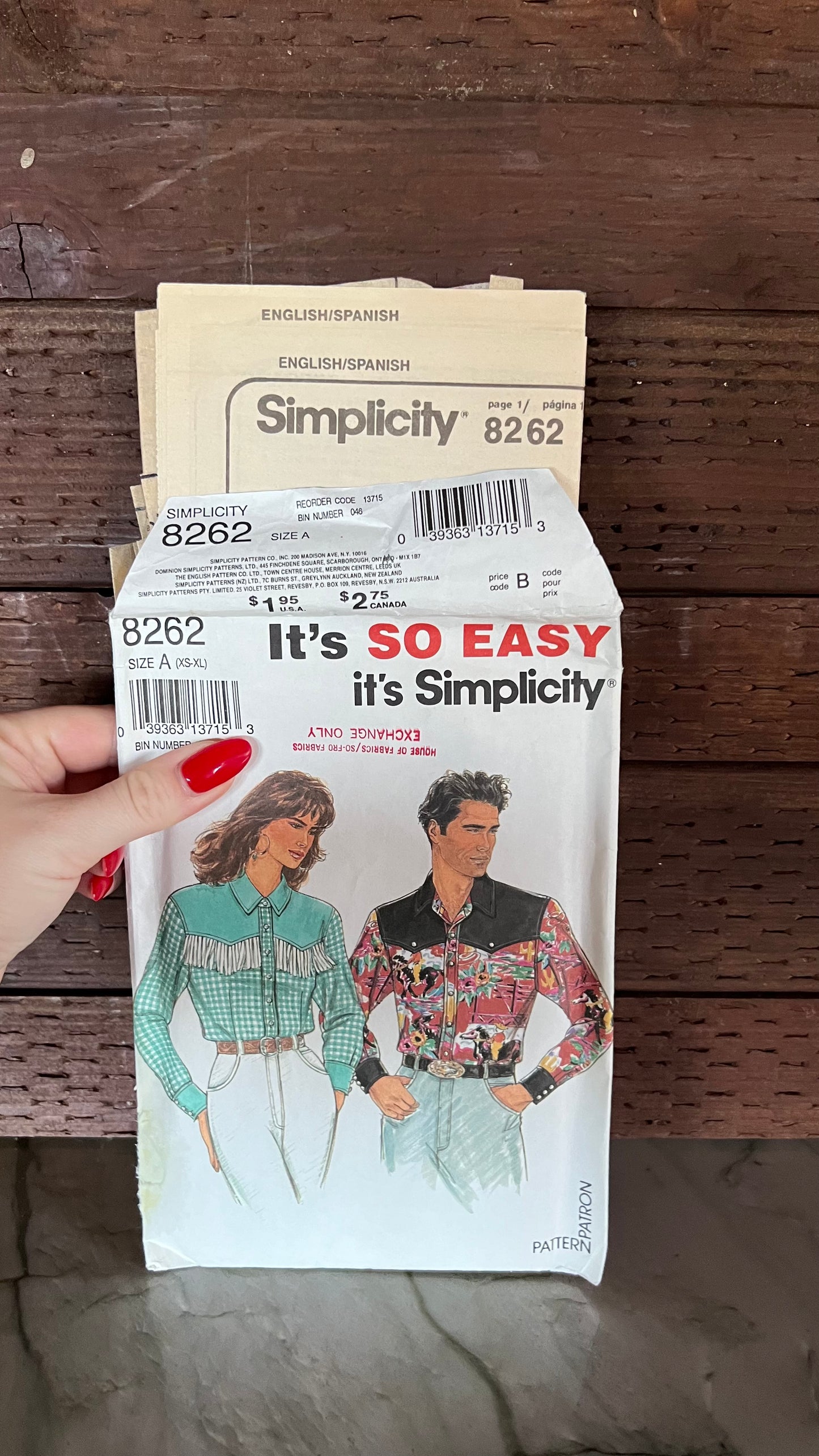 Simplicity Clothing Pattern 8262