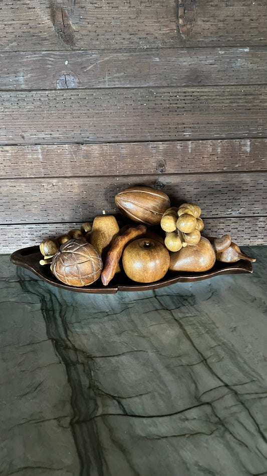 MCM Wooden Fruit Set