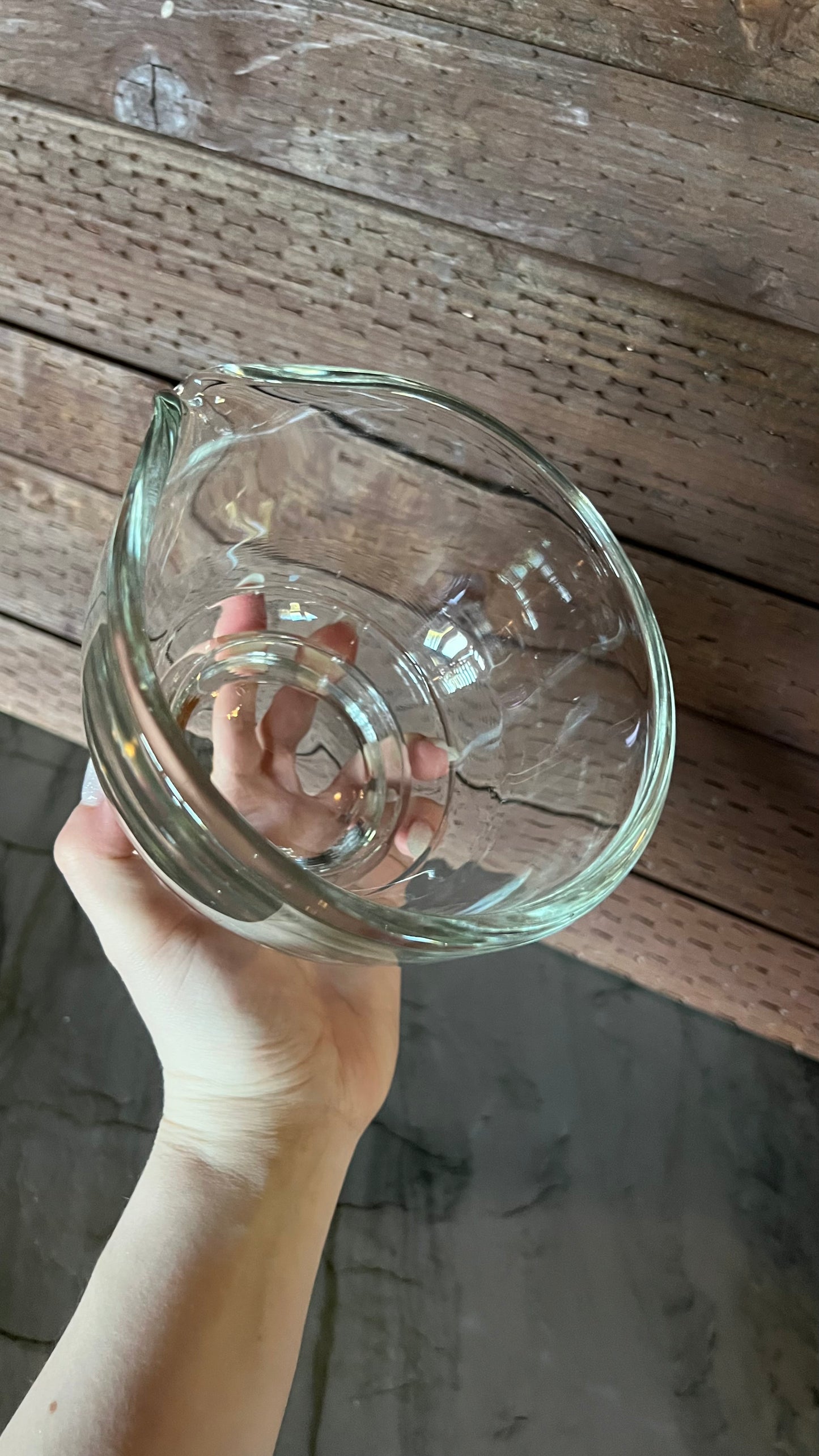 Vintage Glass Mortar & Pestle