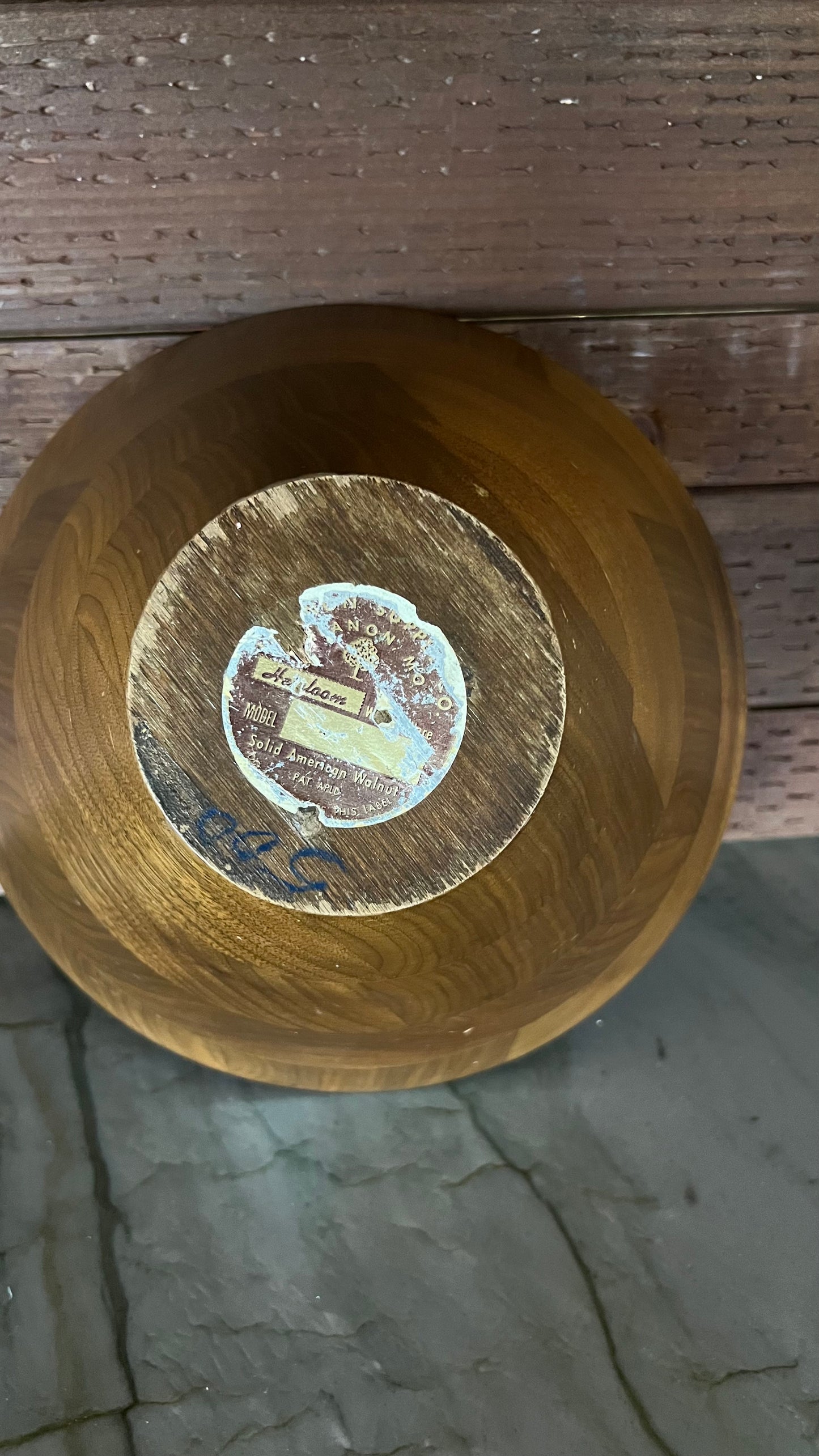 Set of Lebanon Supply Co Walnut Bowls