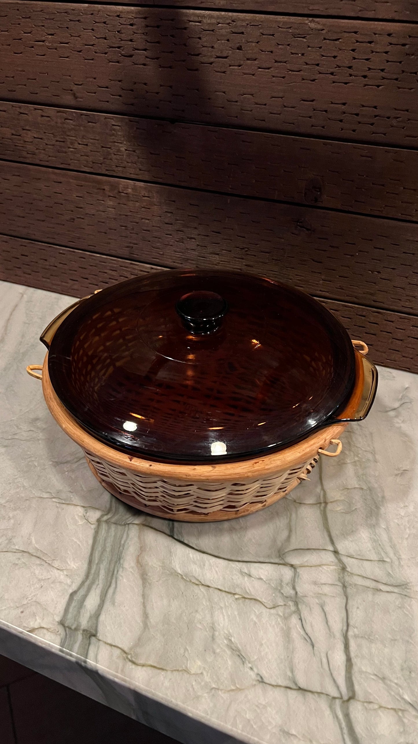 Anchor Hocking Dish with Basket