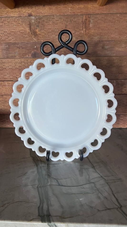 Anchor Hocking Large Milk Glass Plate