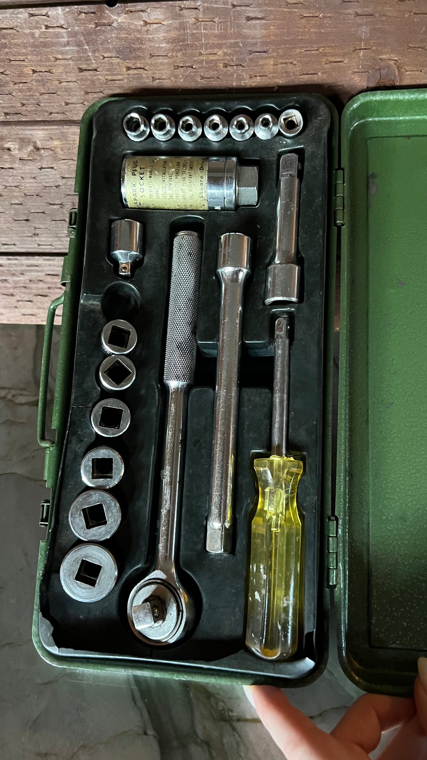 Vintage Metric Socket Set