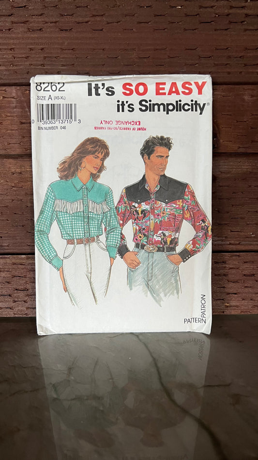 Simplicity Clothing Pattern 8262