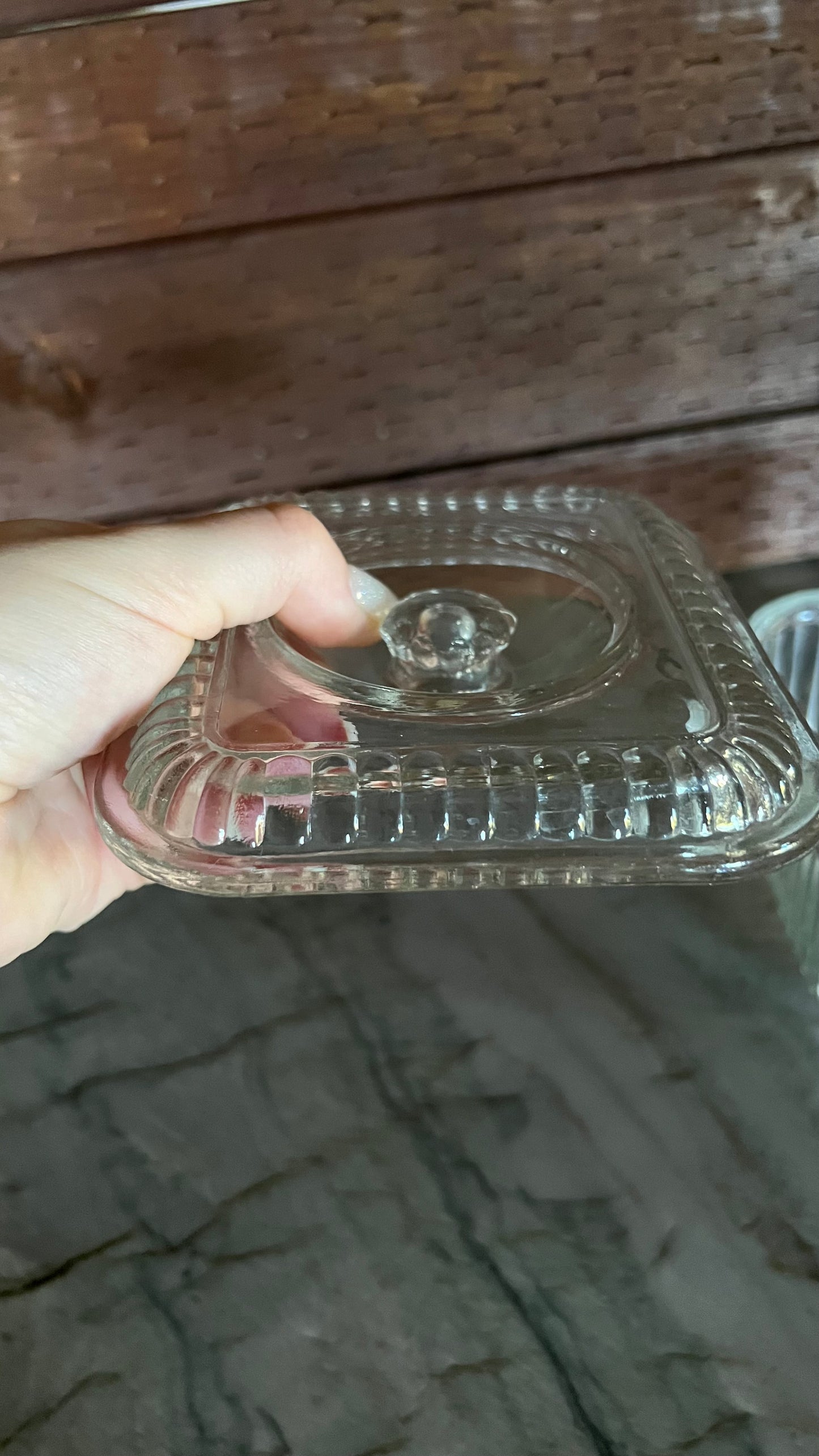 Anchor Hocking Square Glass Dish