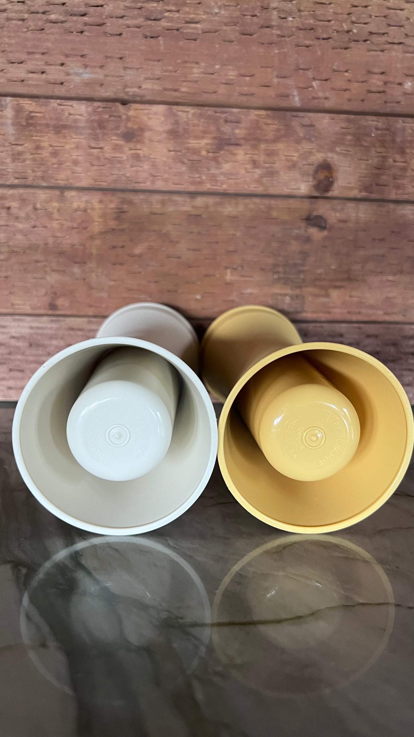 Tupperware Oil and Vinegar Condiment Canisters