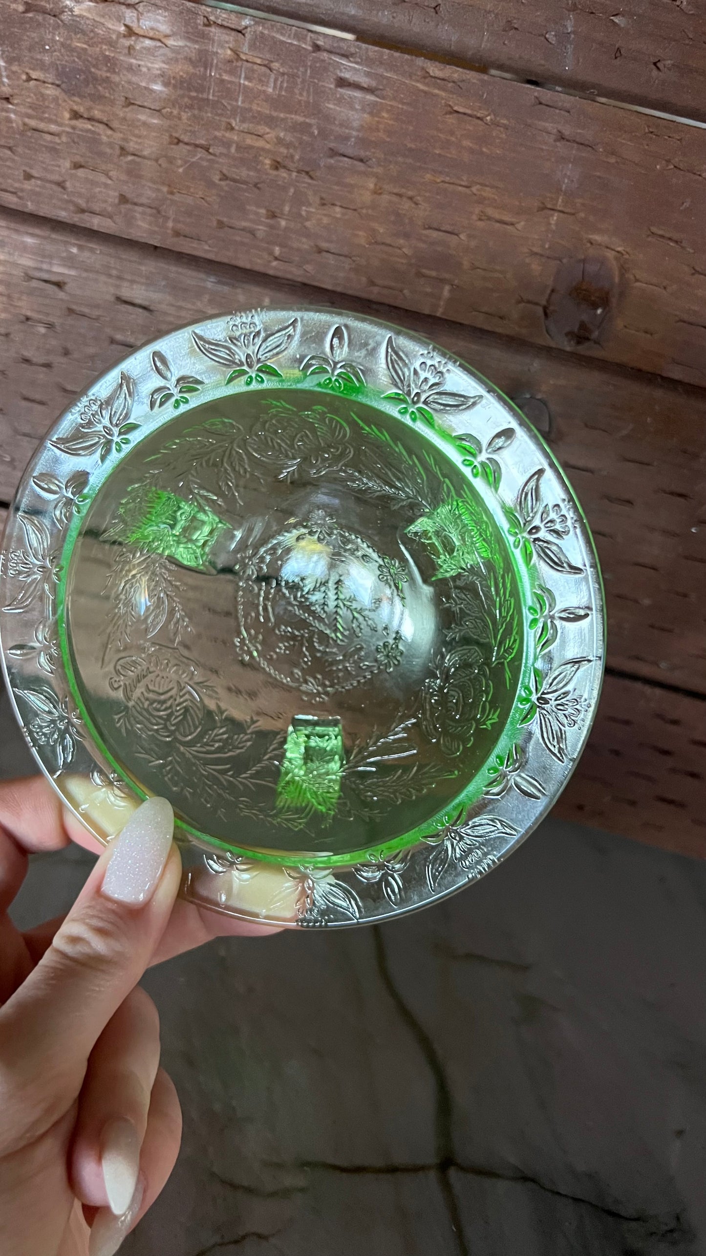 Uranium Glass Bowl