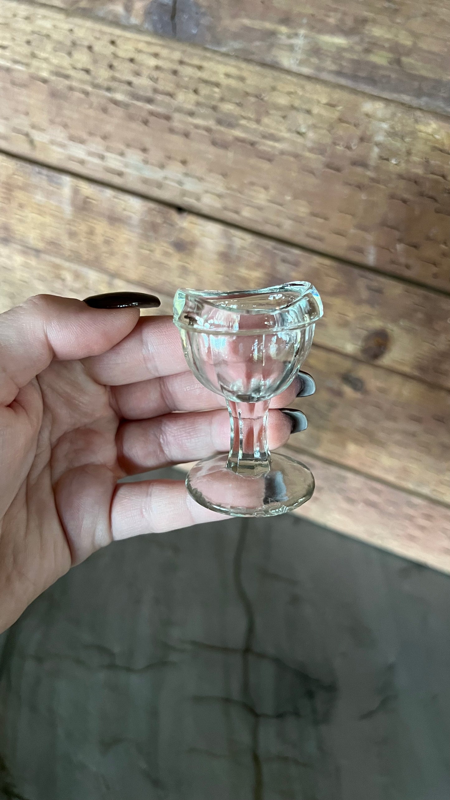 Antique Glass Eye Wash Cup