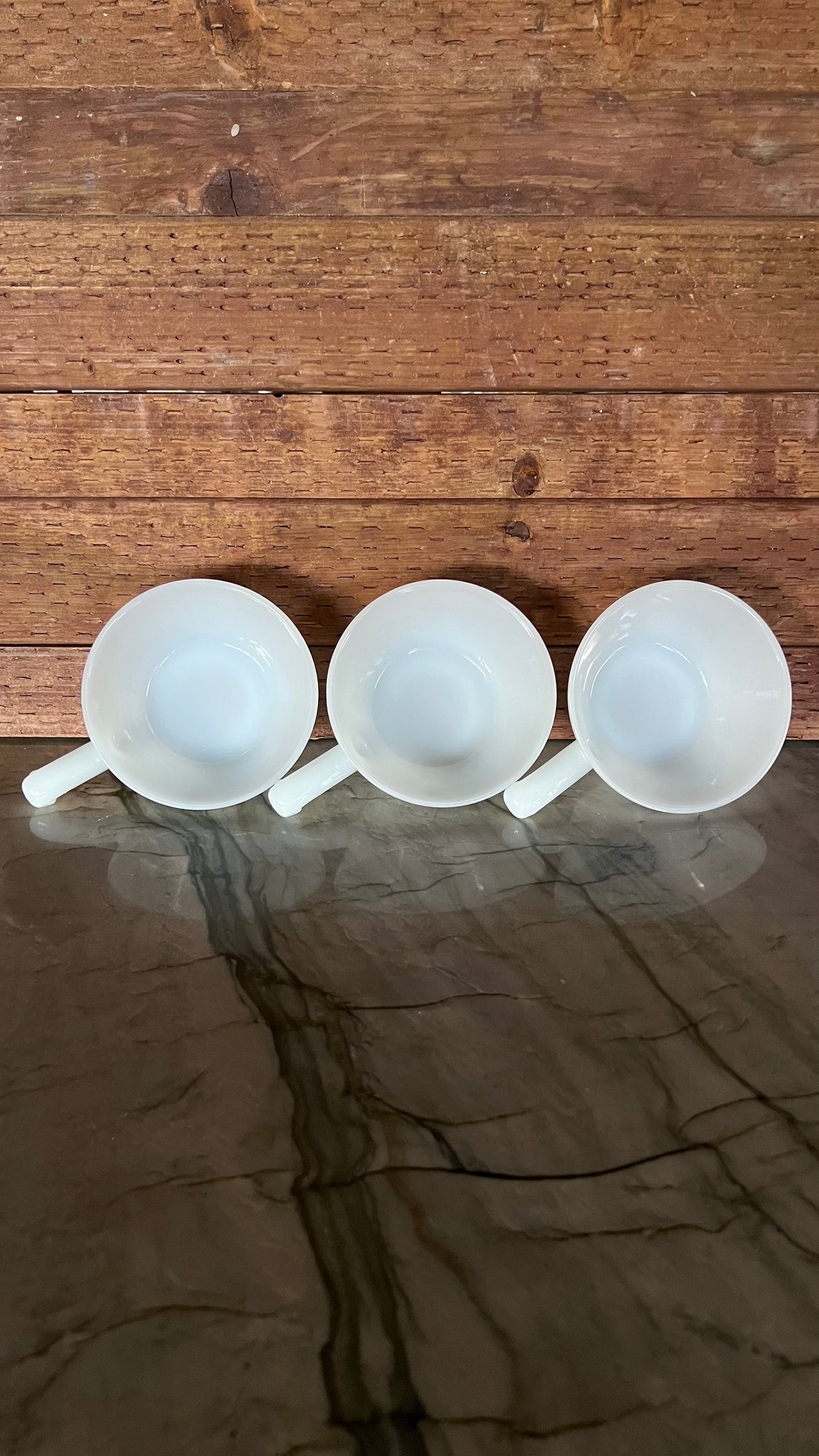 Glasbake Atomic Starburst Soup Bowls