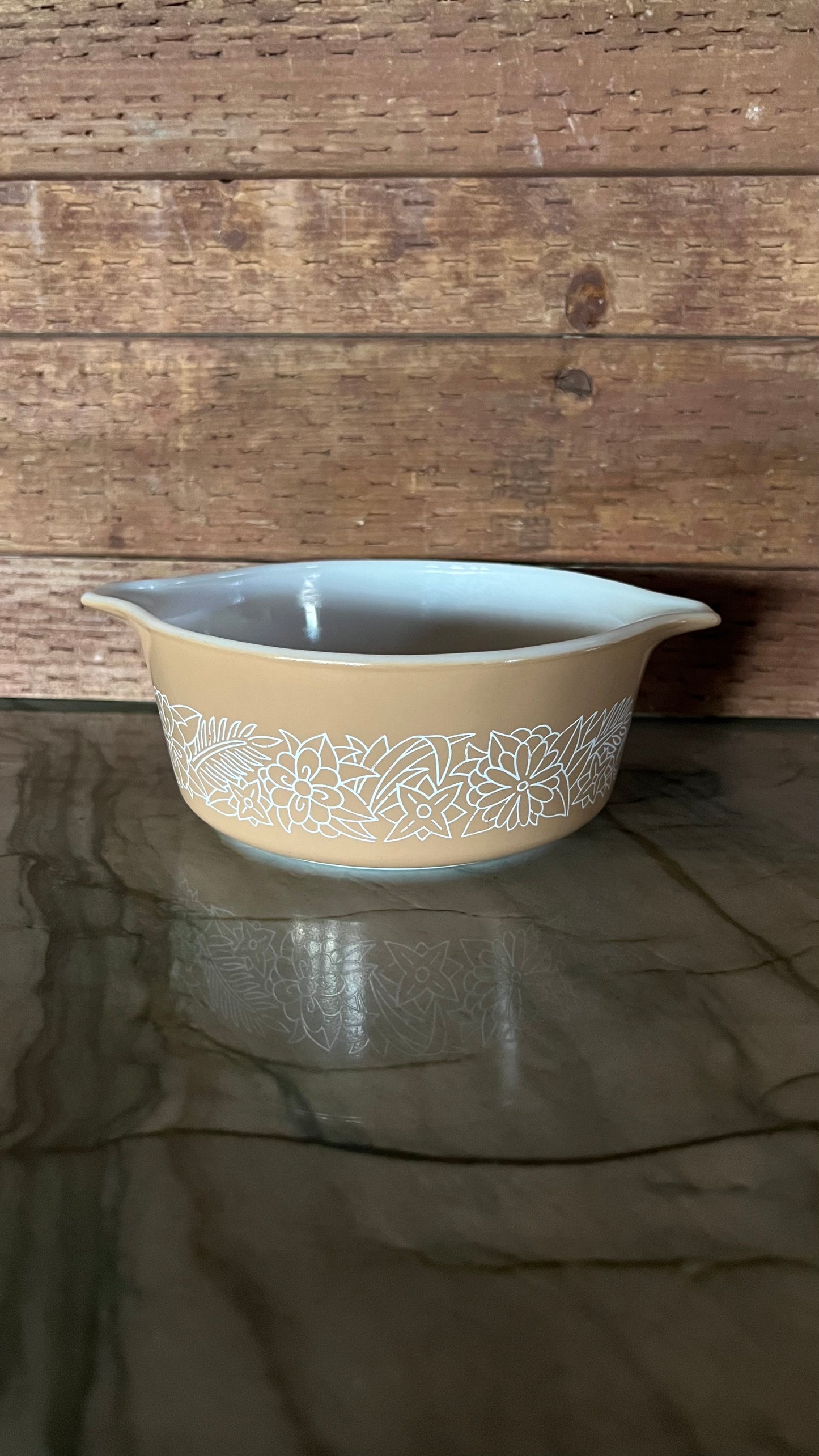 Pyrex Woodland Brown Casserole