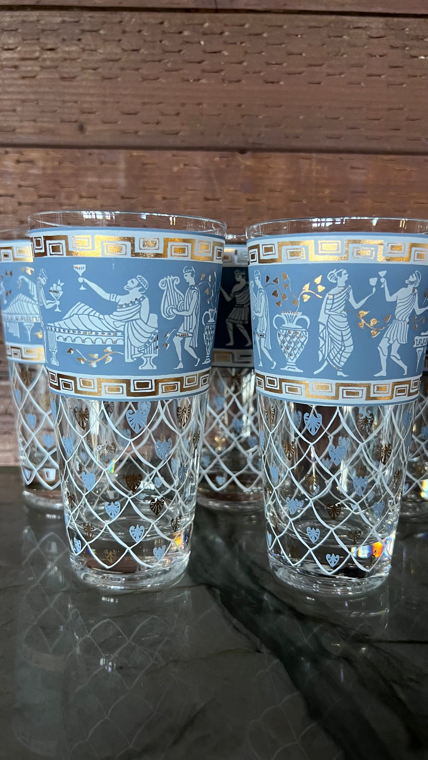 CERA Greek Glass Set