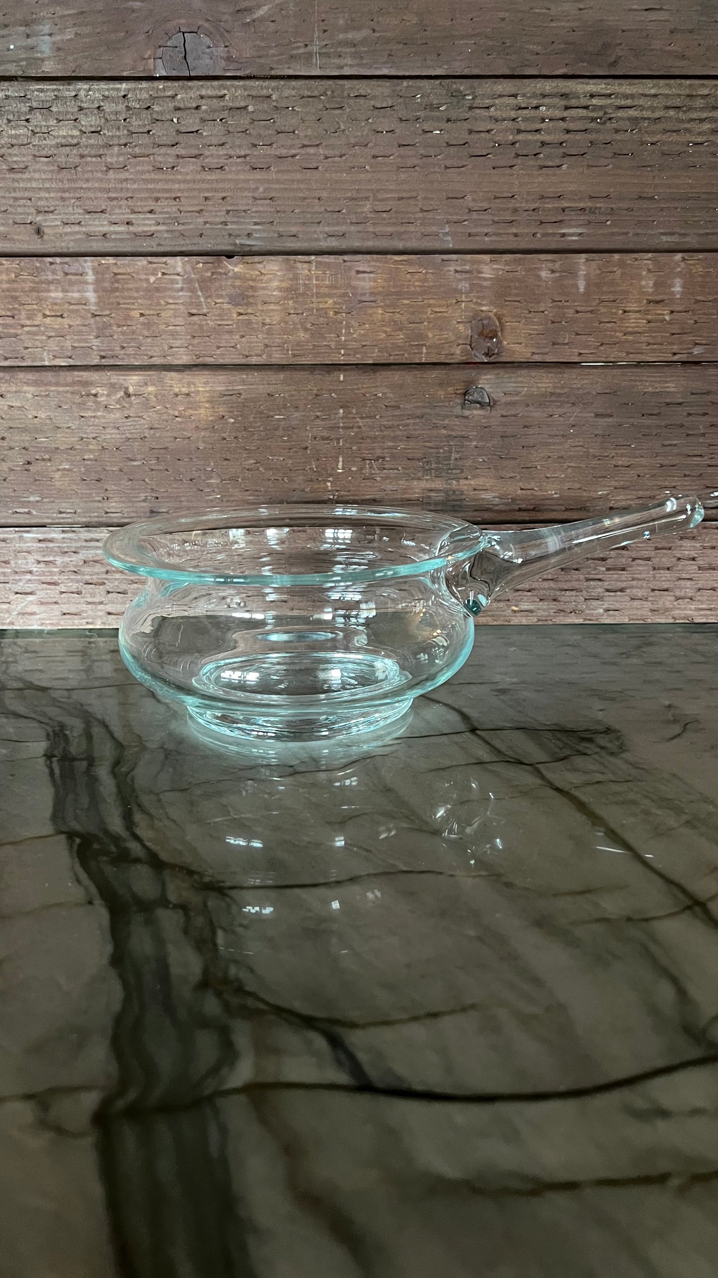 Mid Century Blown Glass Dish