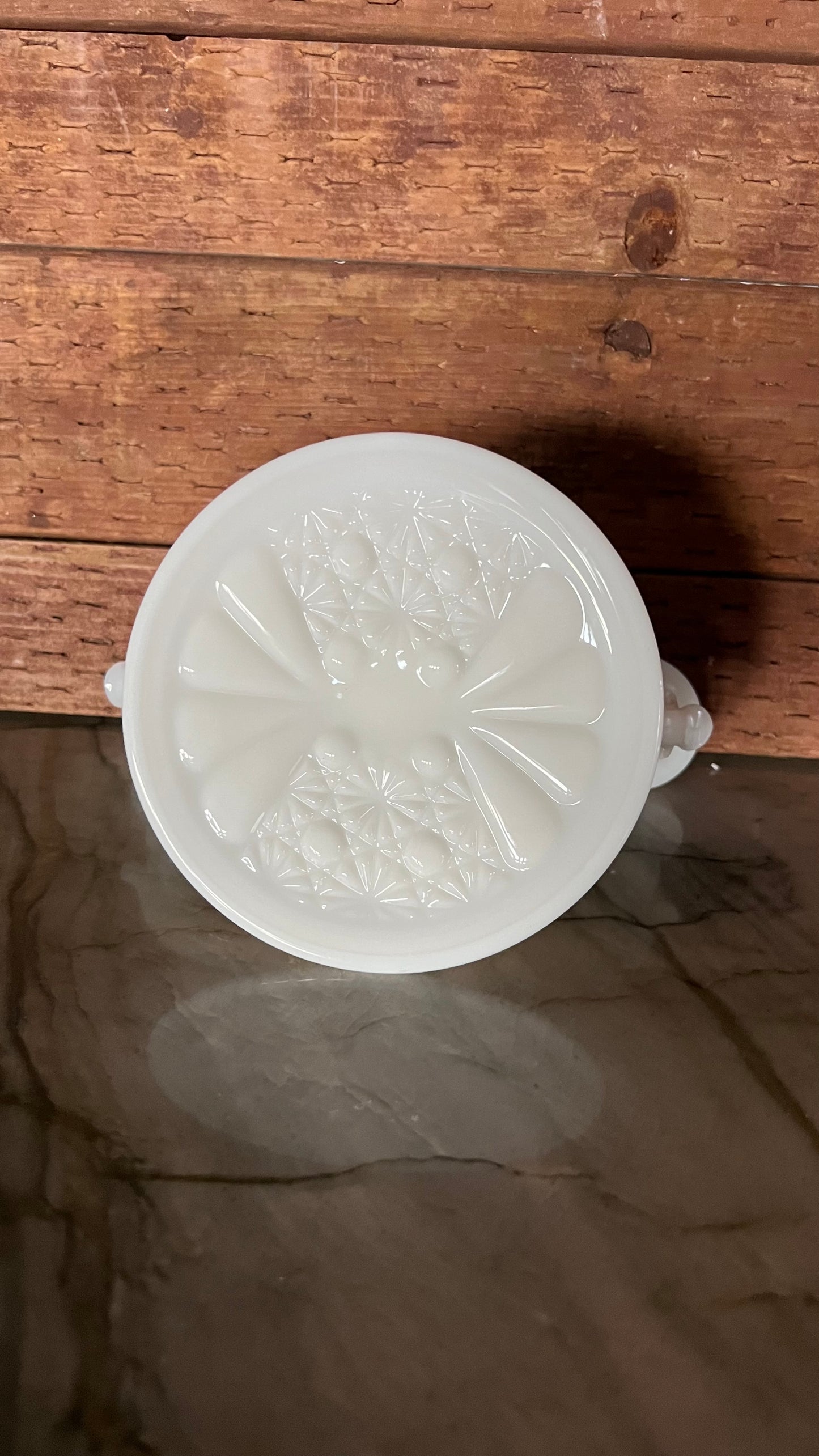 Fenton Milk Glass Double Candle Holder