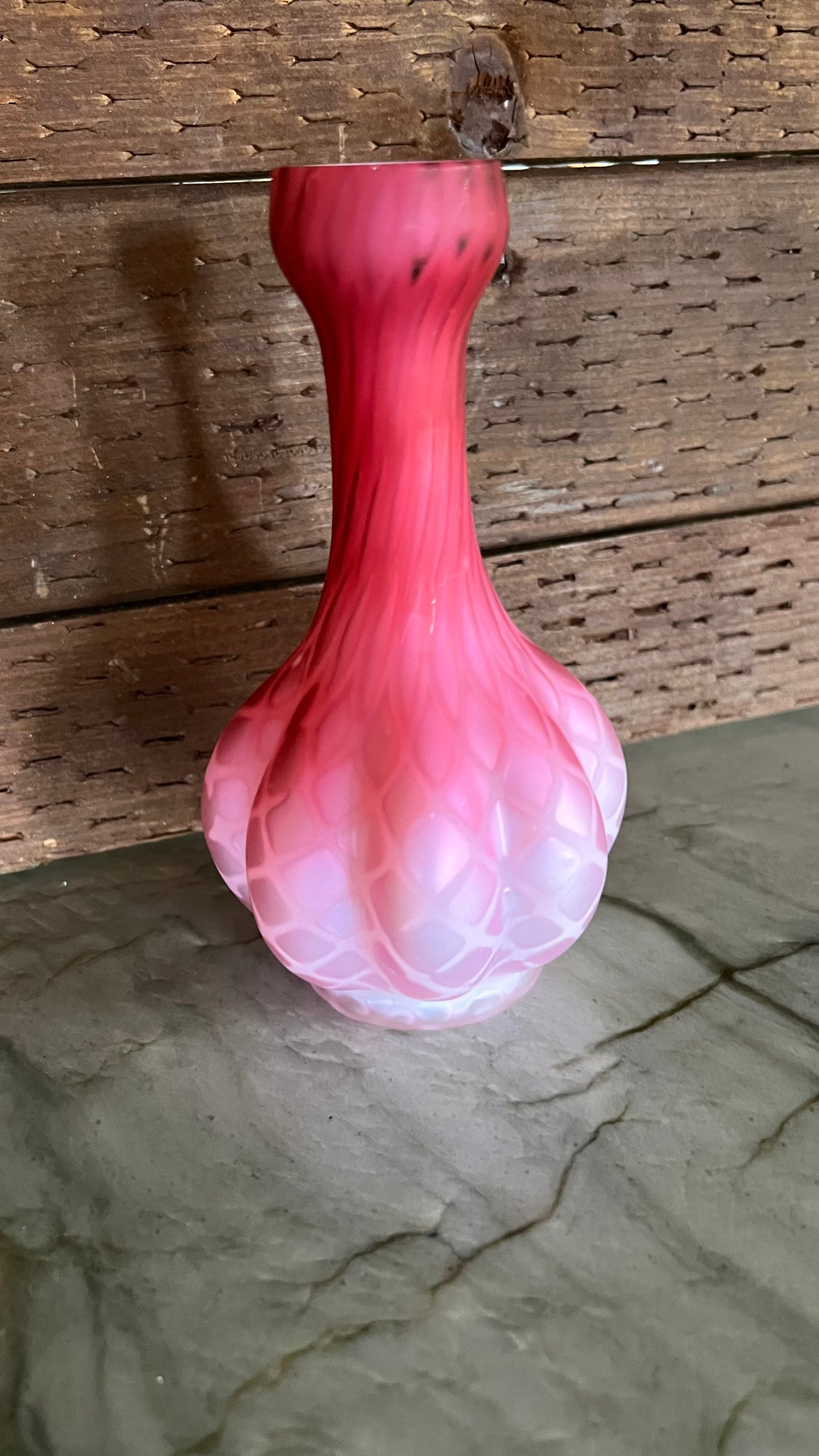 Antique Thomas Webb Cranberry Vase