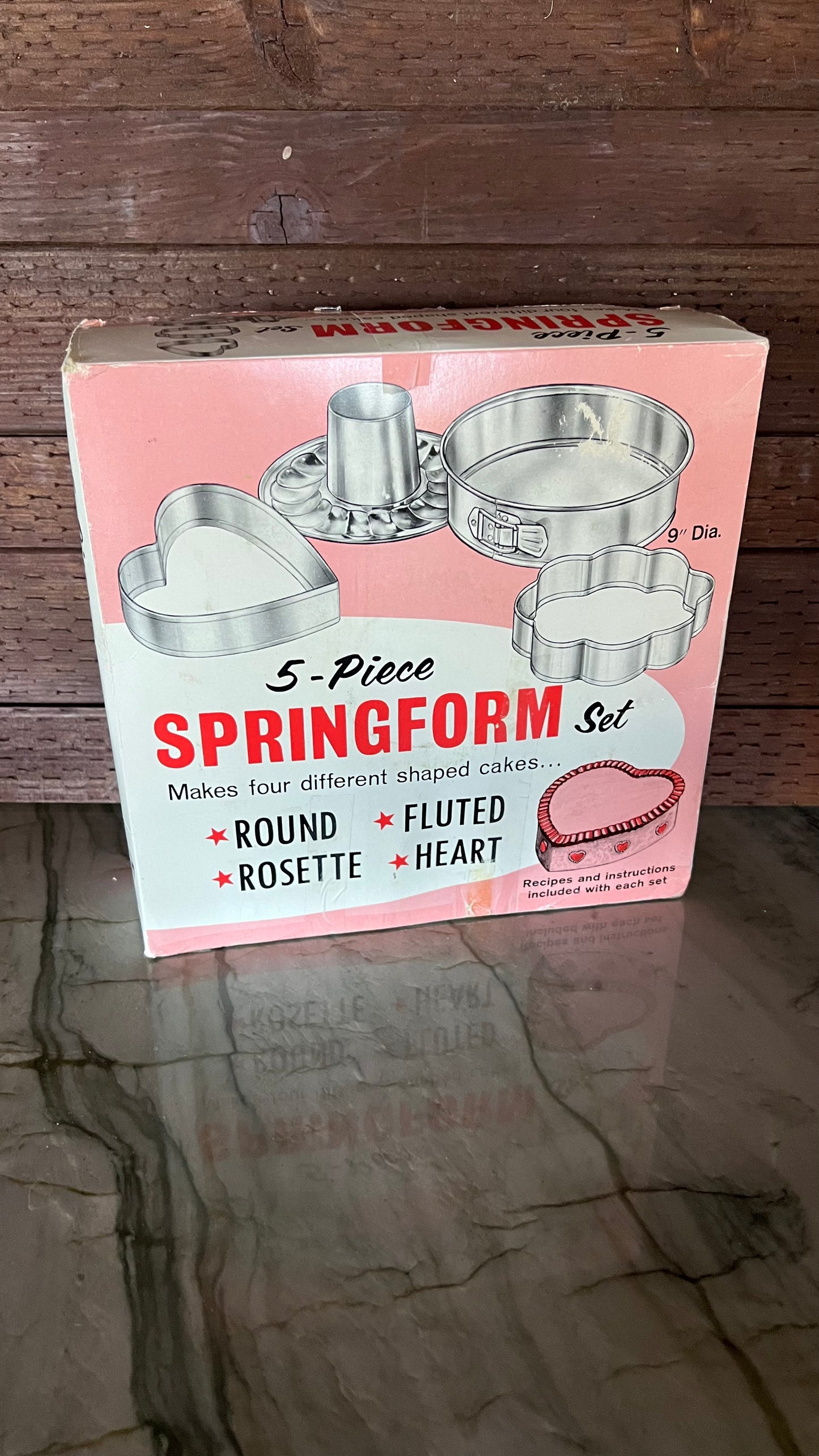 Vintage Springform Cake Pan Set