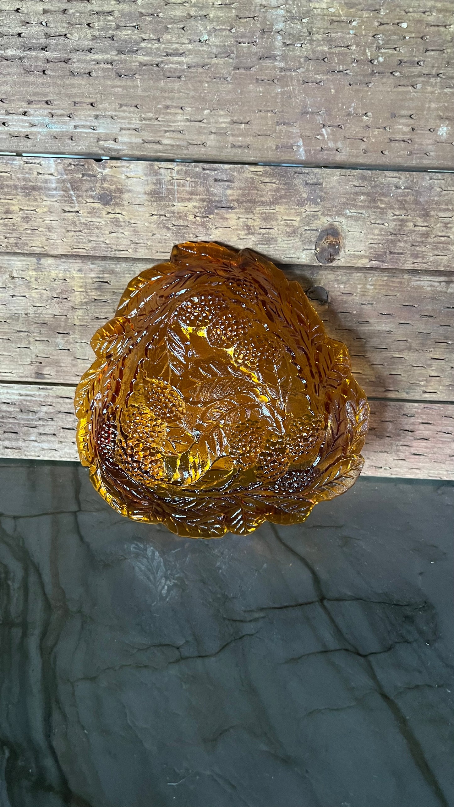 Indiana Glass Amber Dish