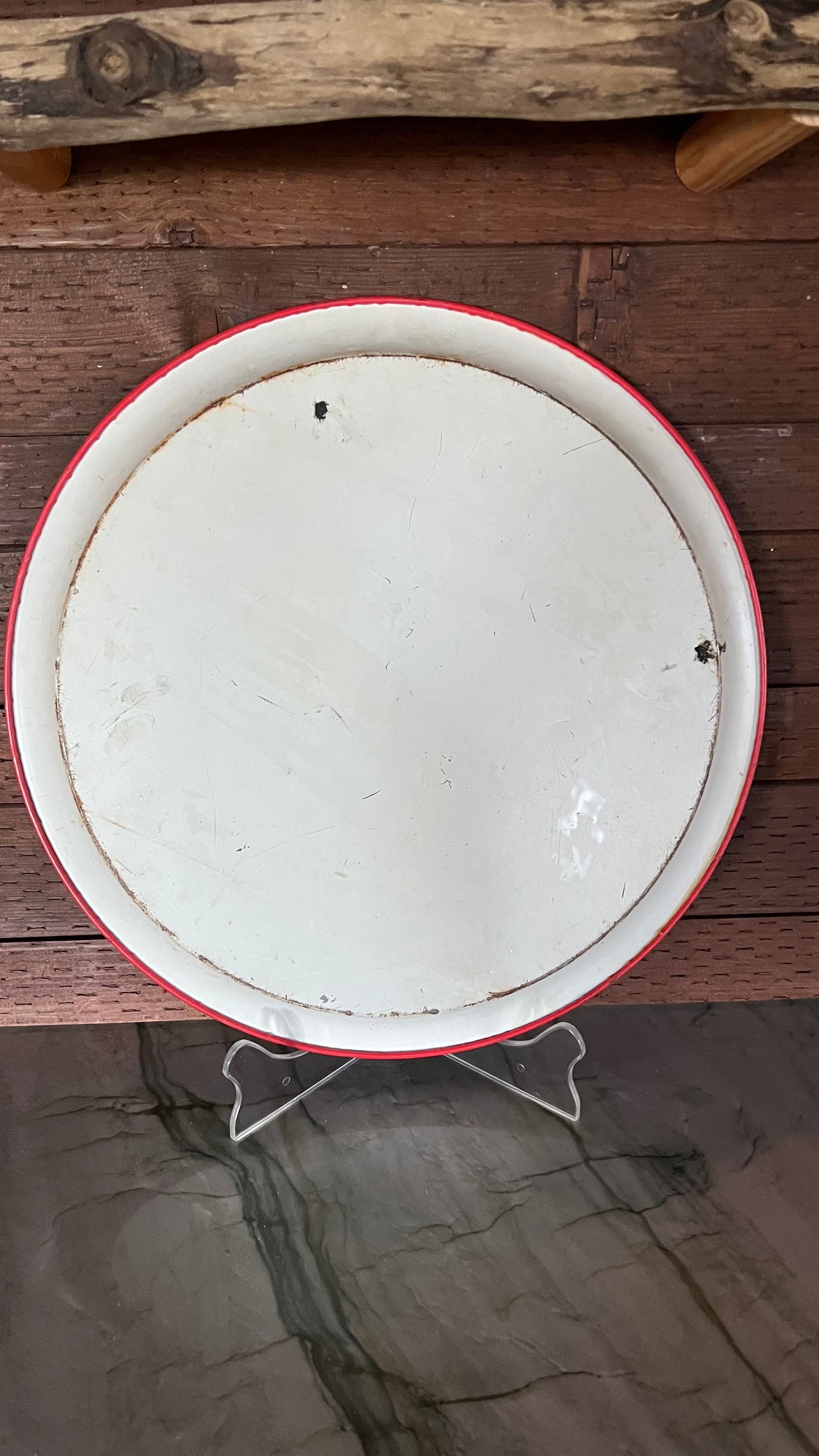 Vintage BBQ Tin Serving Tray