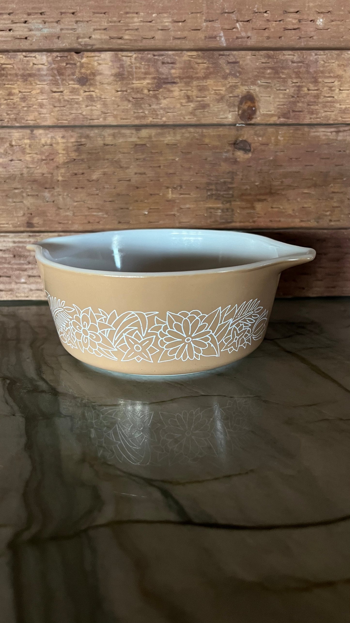 Pyrex Woodland Brown Casserole