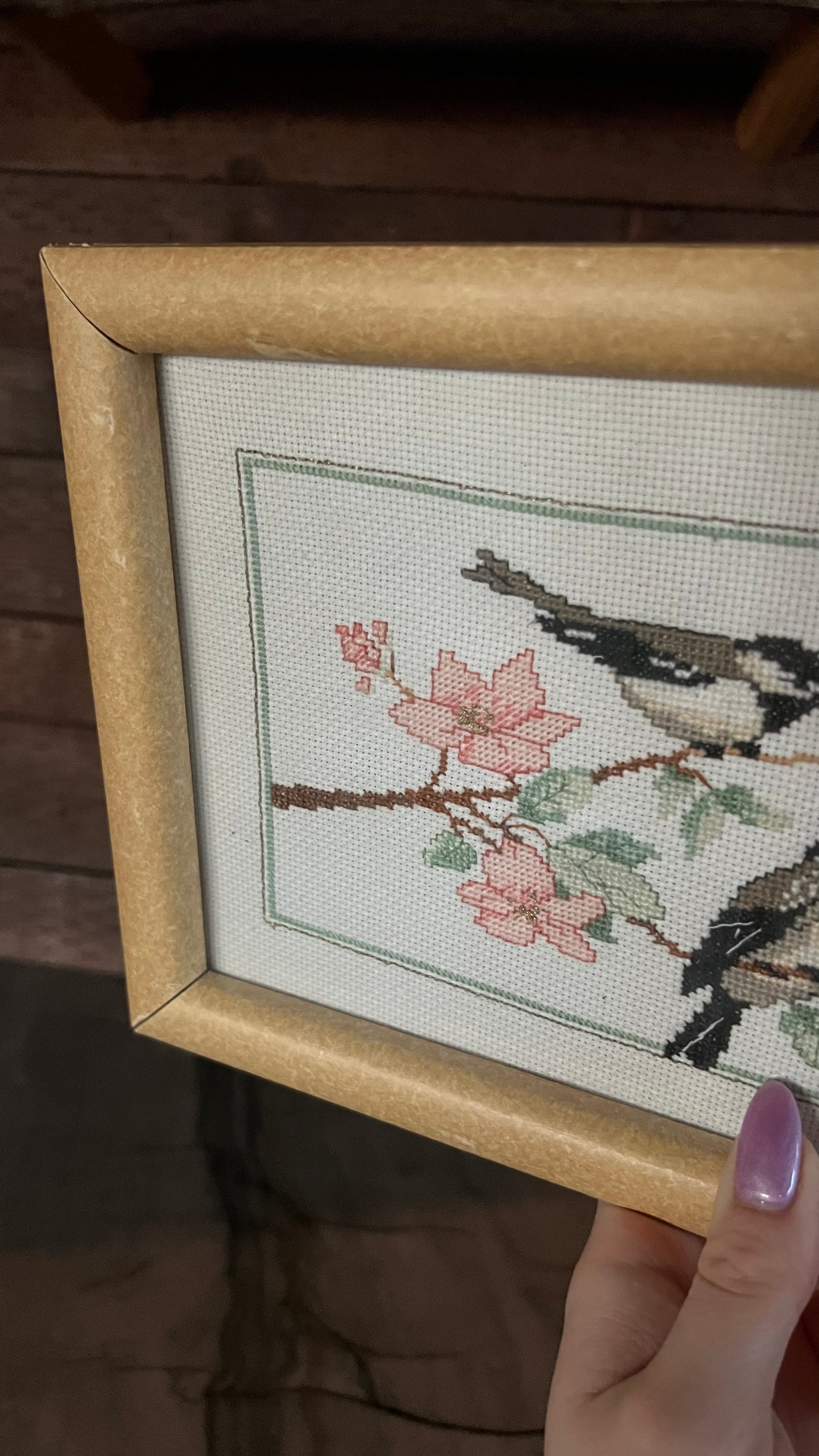 Vintage Bird Cross Stitch