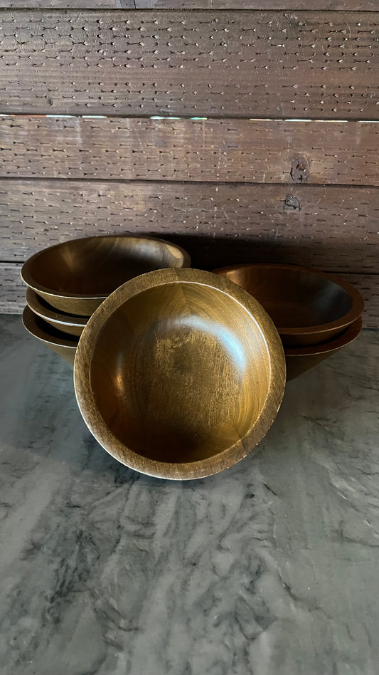 Set of Lebanon Supply Co Walnut Bowls